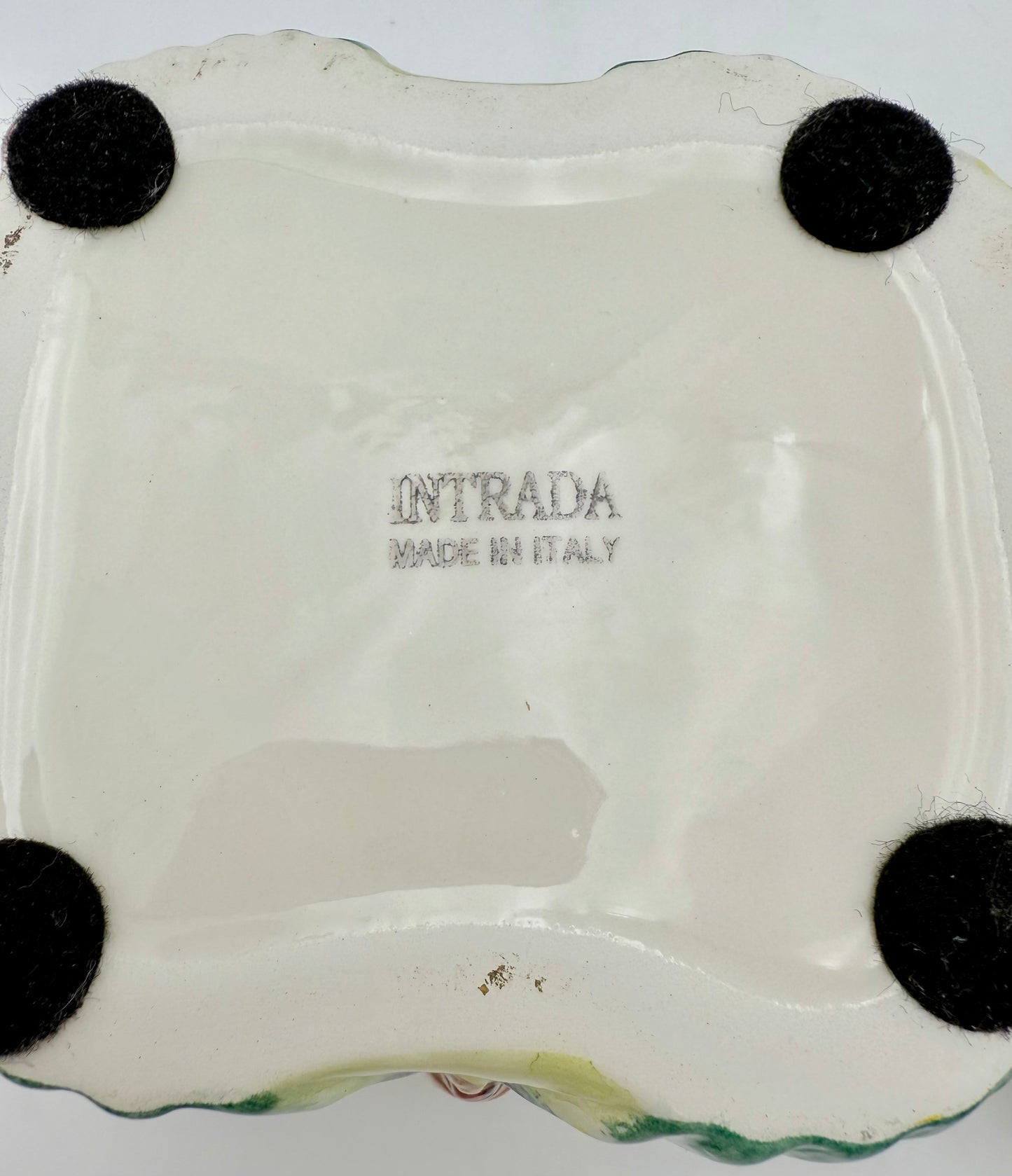 VINTAGE INTRADA ITALY HAND-PAINTED BUTTERFLY BOX