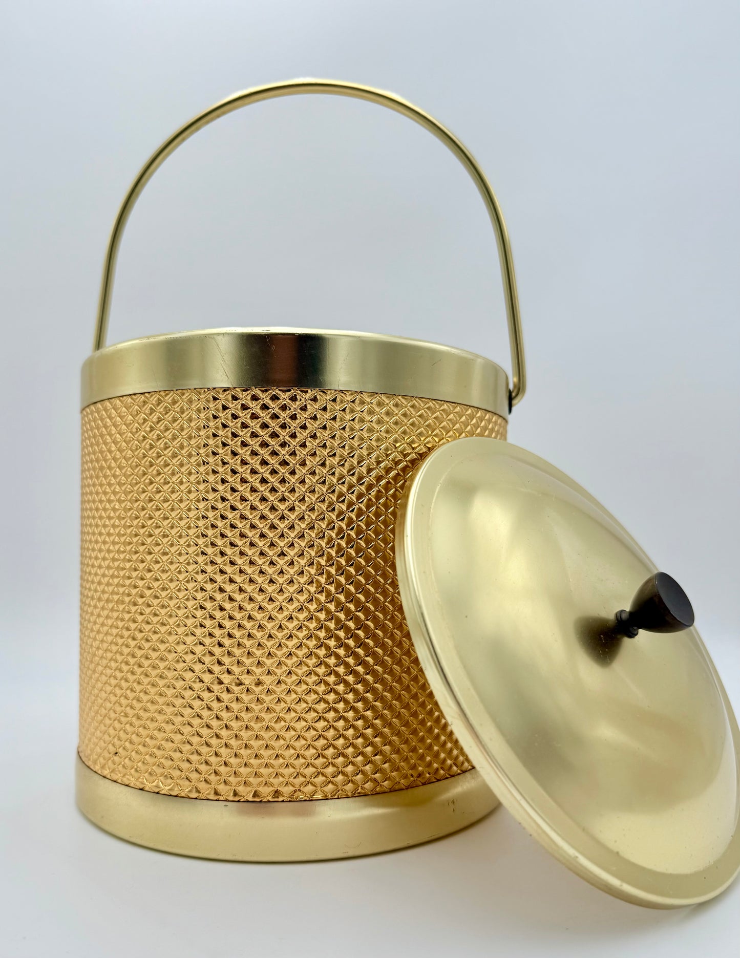 1960s ITALIAN GOLD ICE BUCKET