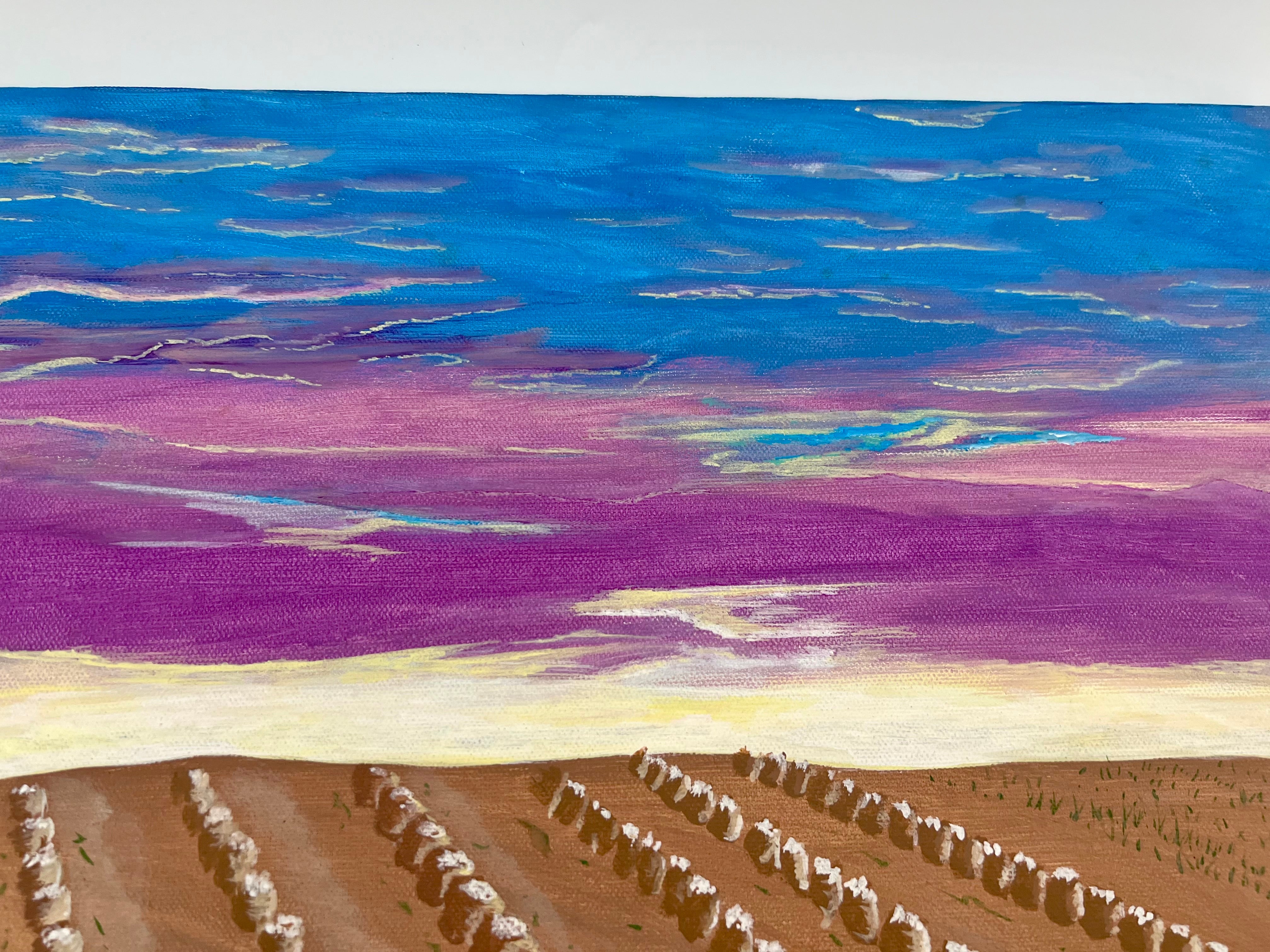 CARGANDO SAVOIA – ORIGINAL ACRYLIC PAINTING BY RAUL FLORES (2002)
