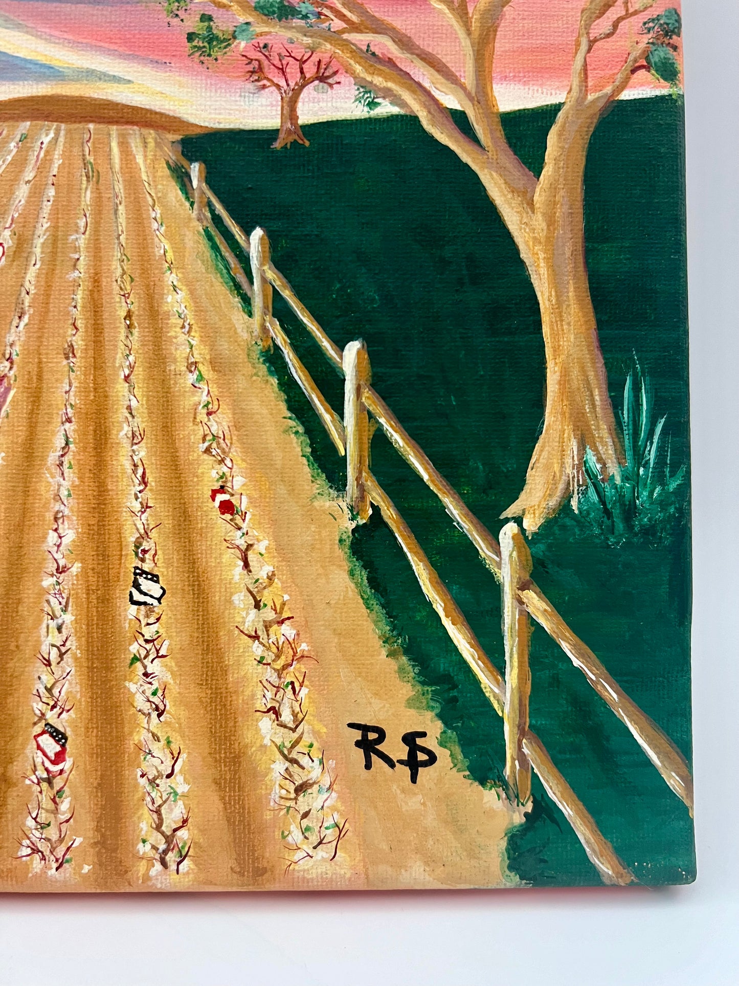 "Cosecha Nueva" Original Painting by Raul Flores
