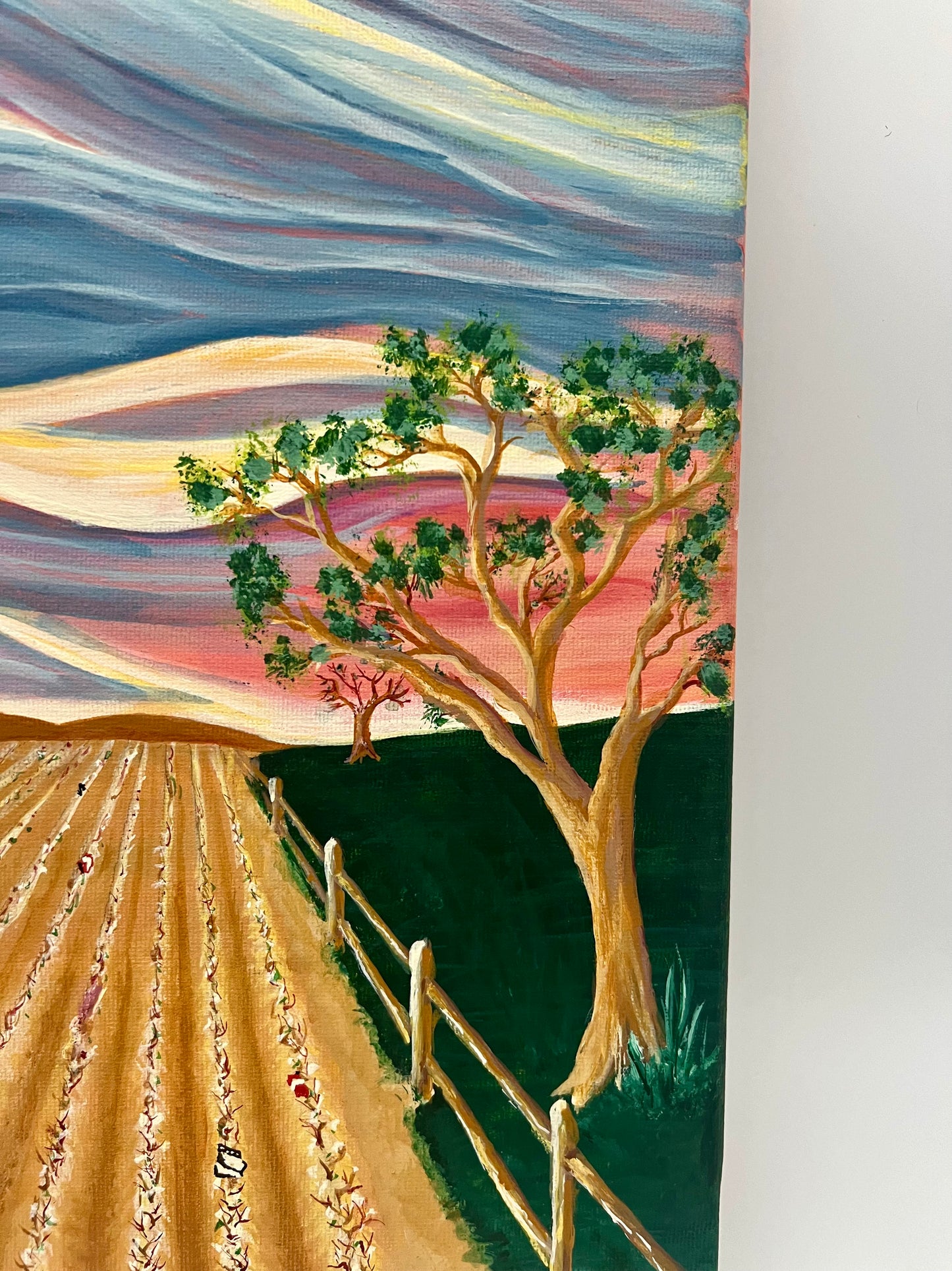 "Cosecha Nueva" Original Painting by Raul Flores