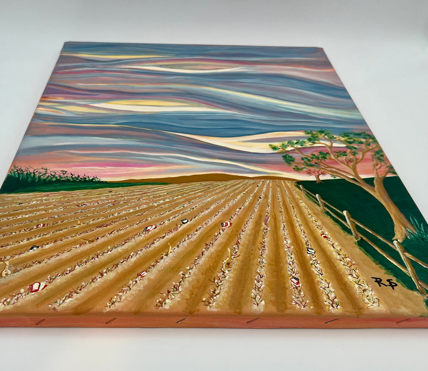 "Cosecha Nueva" Original Painting by Raul Flores