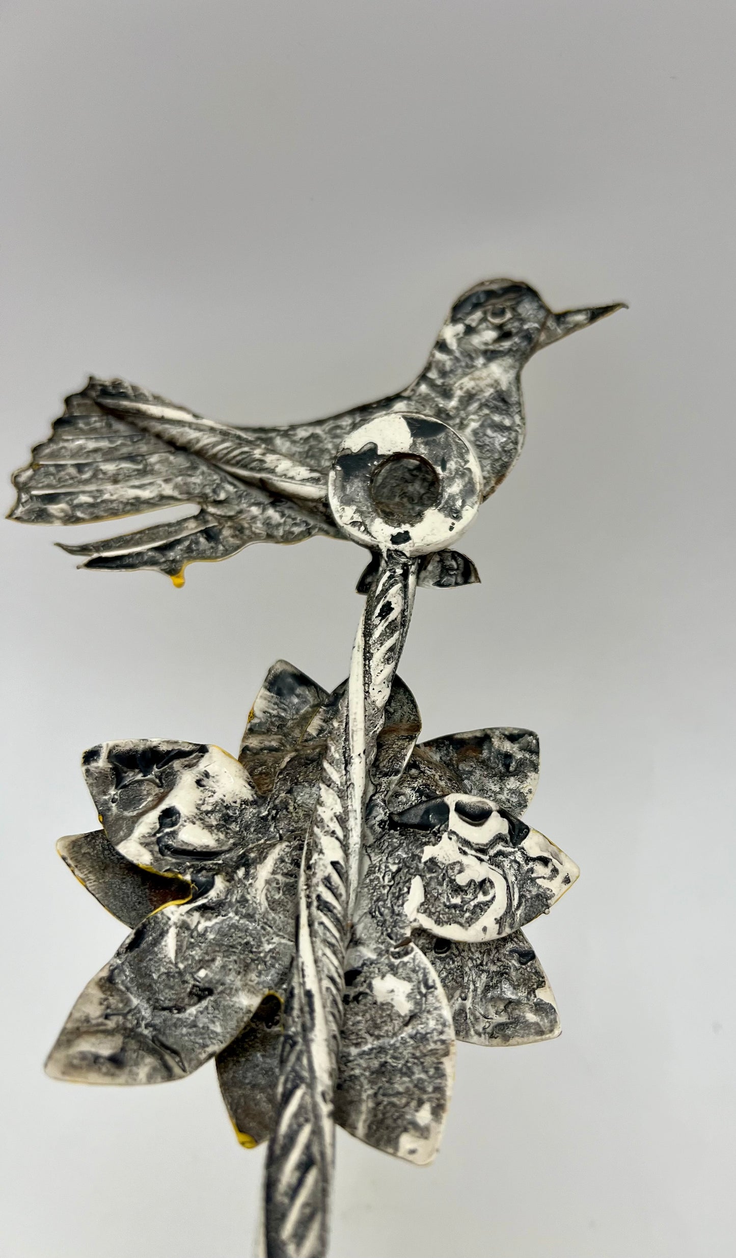 TOLE METAL TREE WALL SCULPTURE