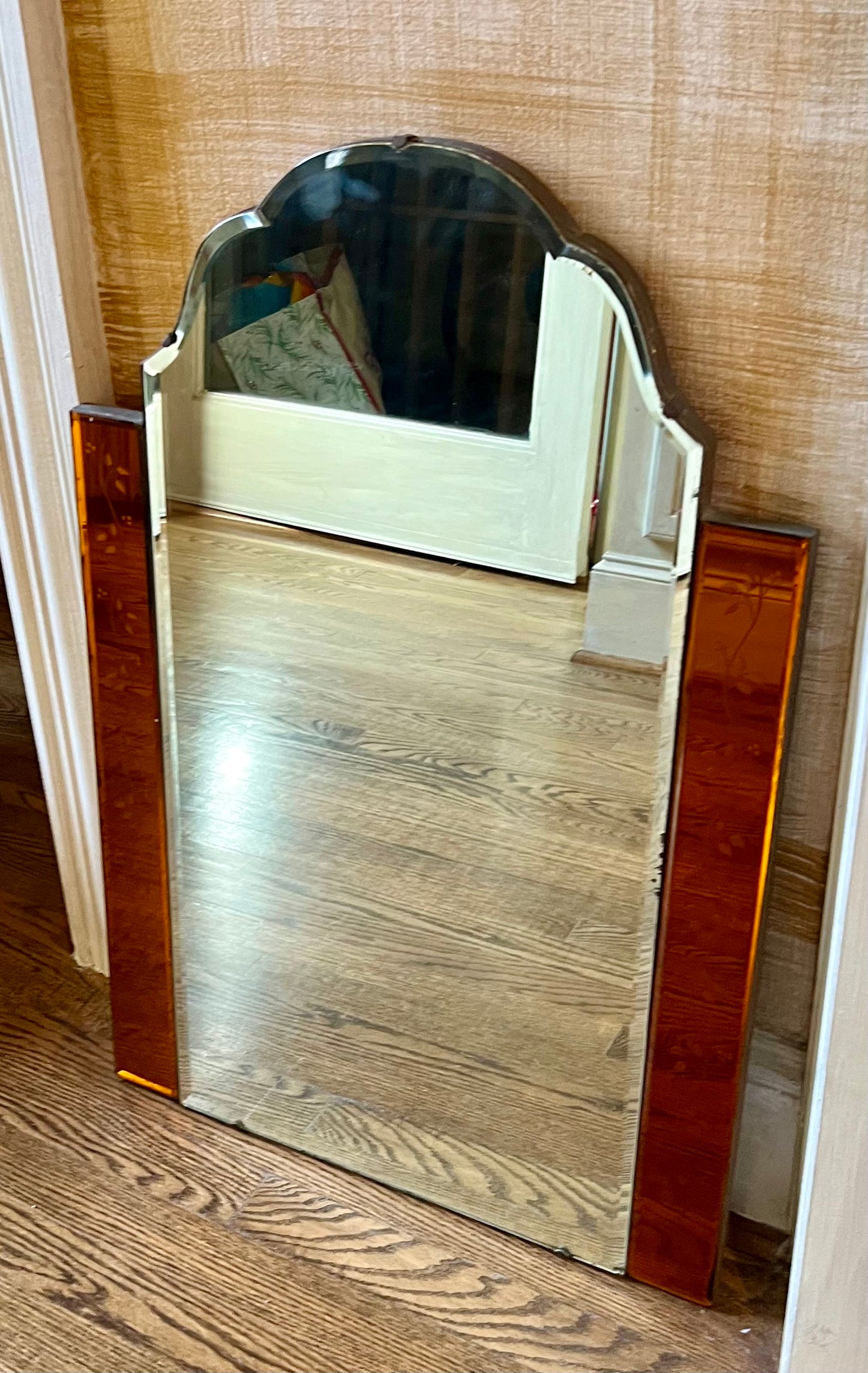 ART DECO ANTIQUE WALL MIRROR