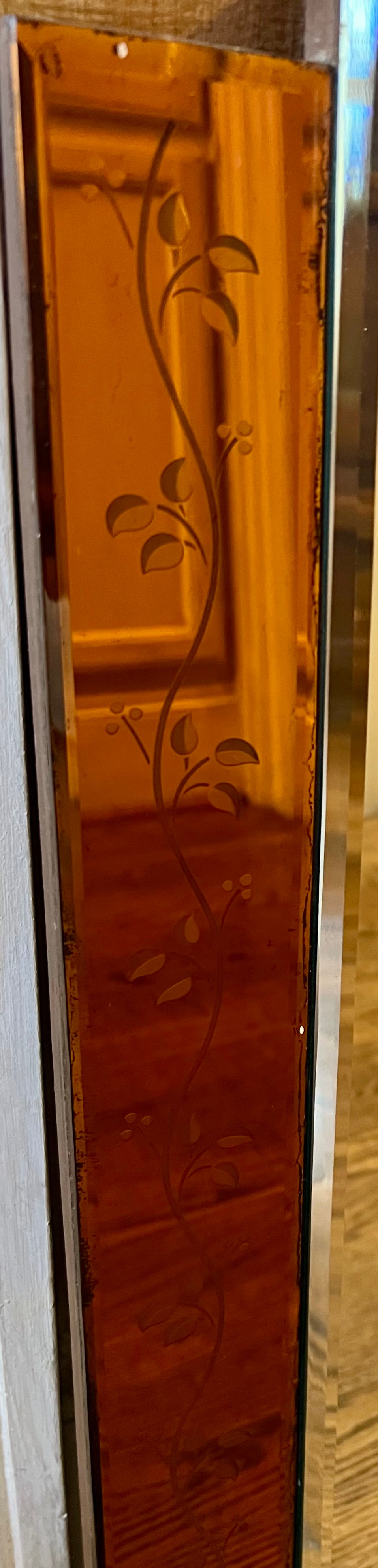 ART DECO ANTIQUE WALL MIRROR