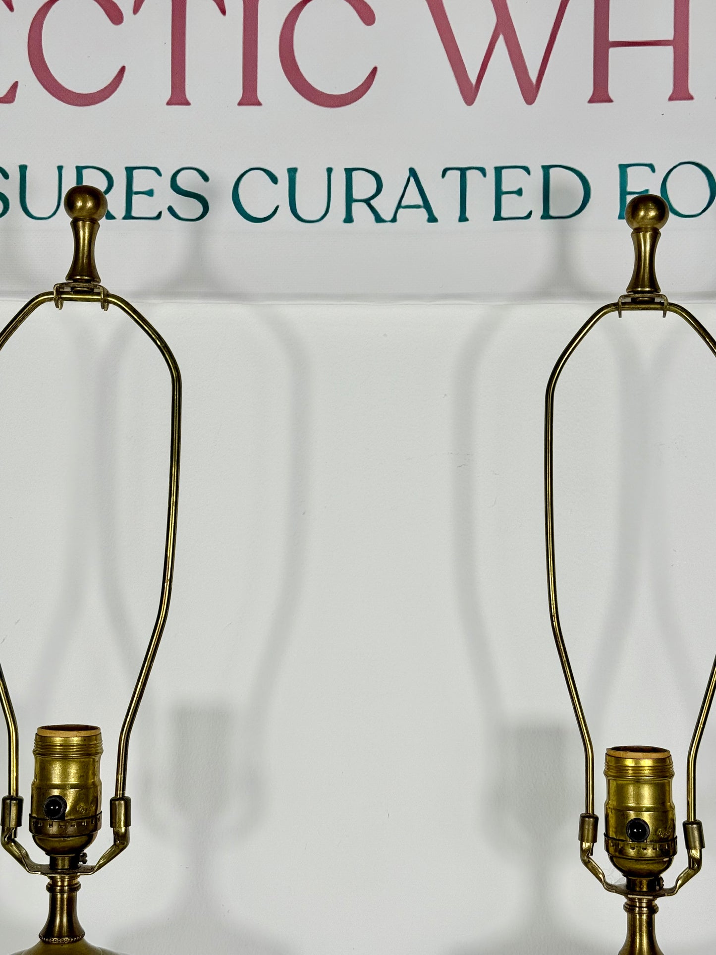 REFURBISHED VINTAGE PAIR OF BLANC DE CHINE TABLE LAMPS WITH 3 SETTINGS, 1950s