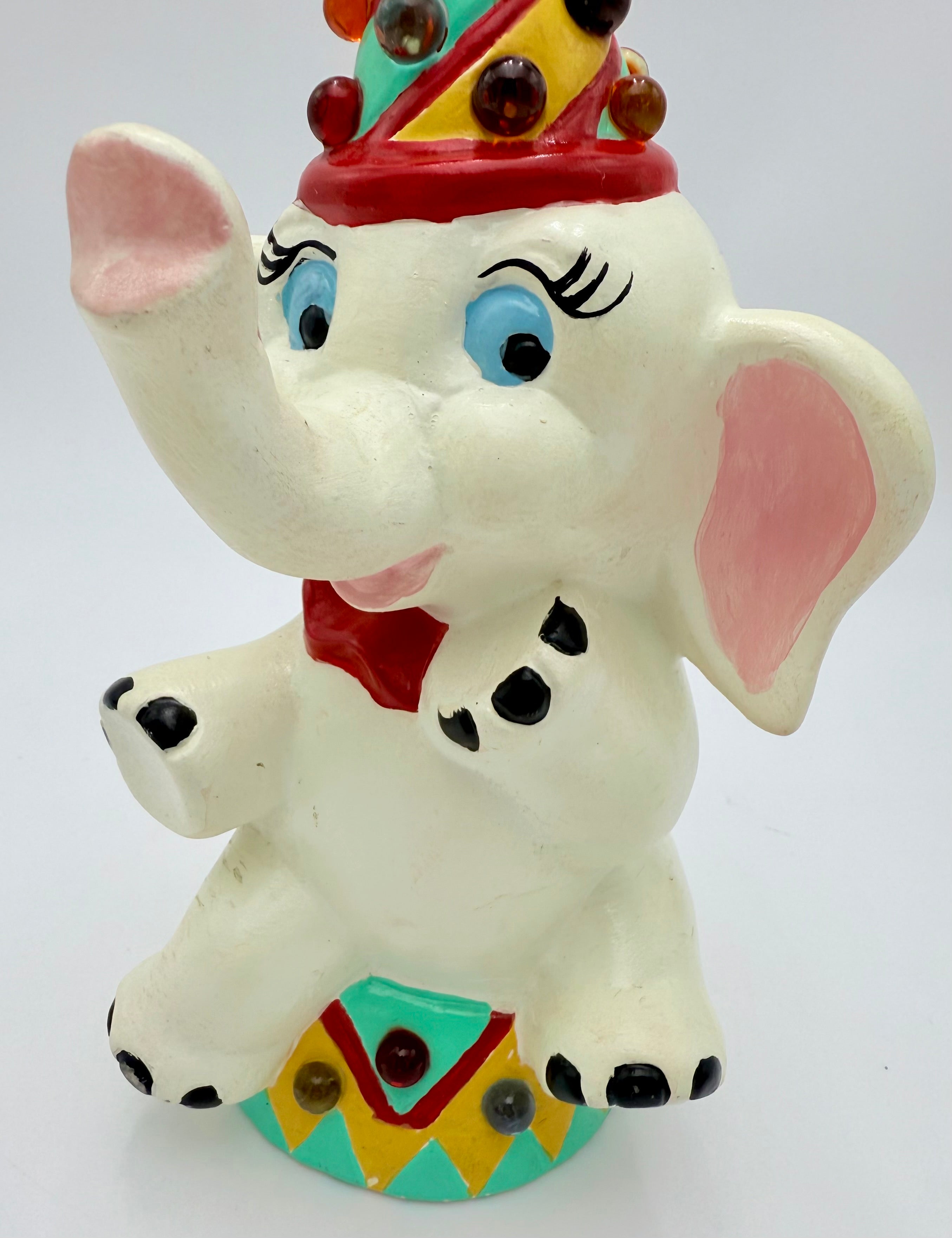 Vintage "Tiny" the Circus Elephant Figurine, 1970