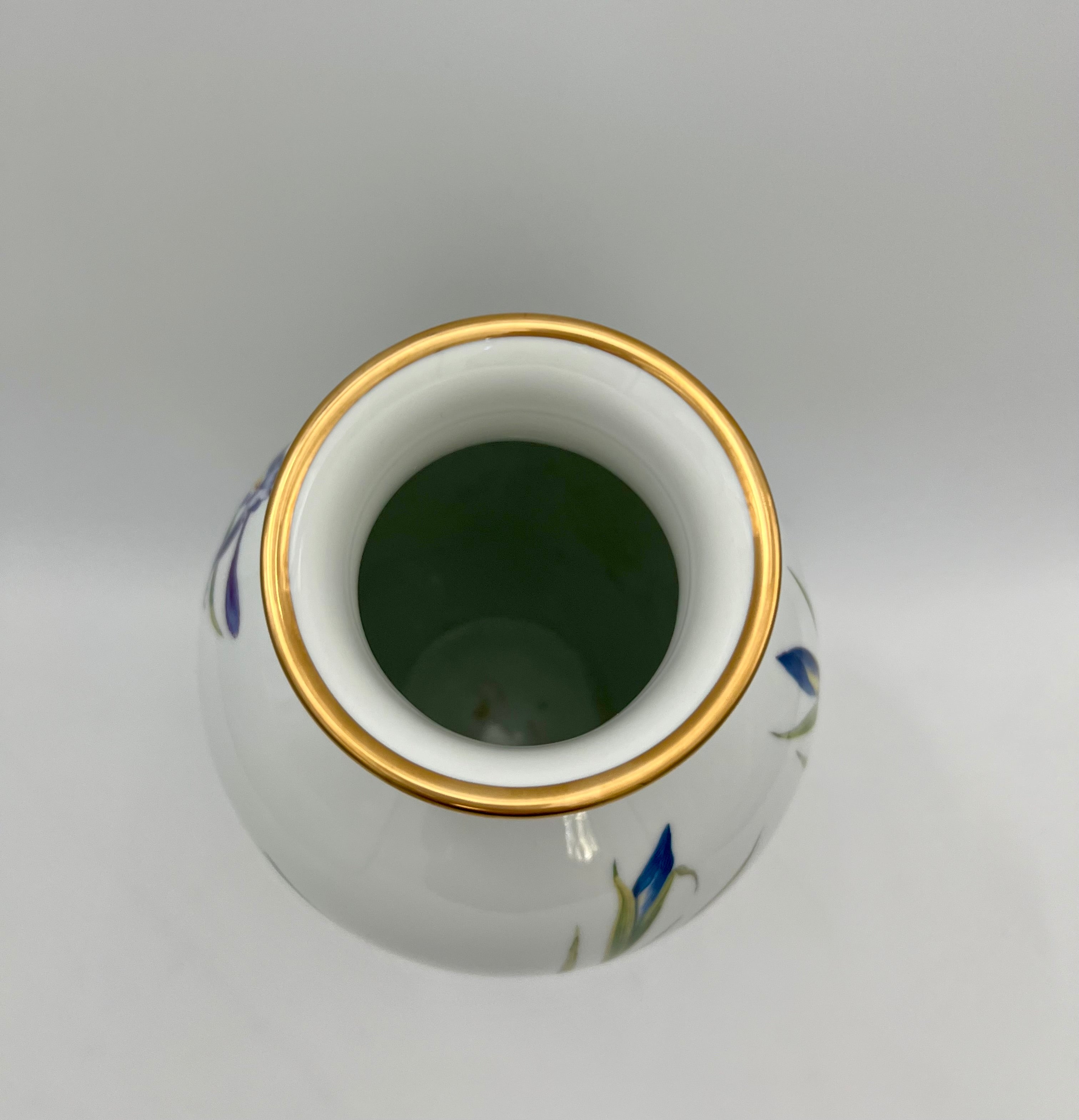 THE MEADOWLAND BIRD VASE BY BASIL EDE – 1980 FRANKLIN PORCELAIN – LIMITED EDITION WITH ORIGINAL PAPERWORK & STAND