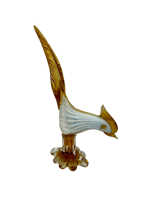 VINTAGE BLOWN GLASS BIRD