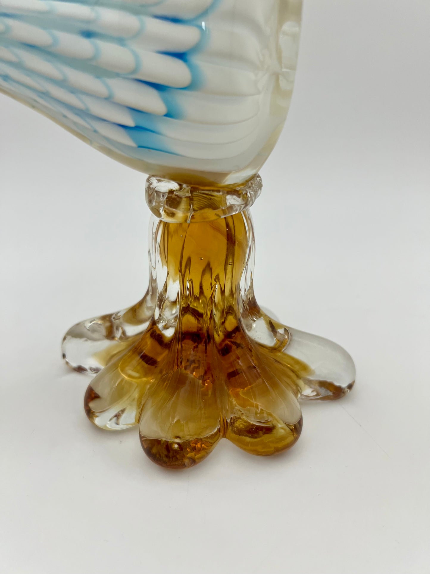VINTAGE BLOWN GLASS BIRD