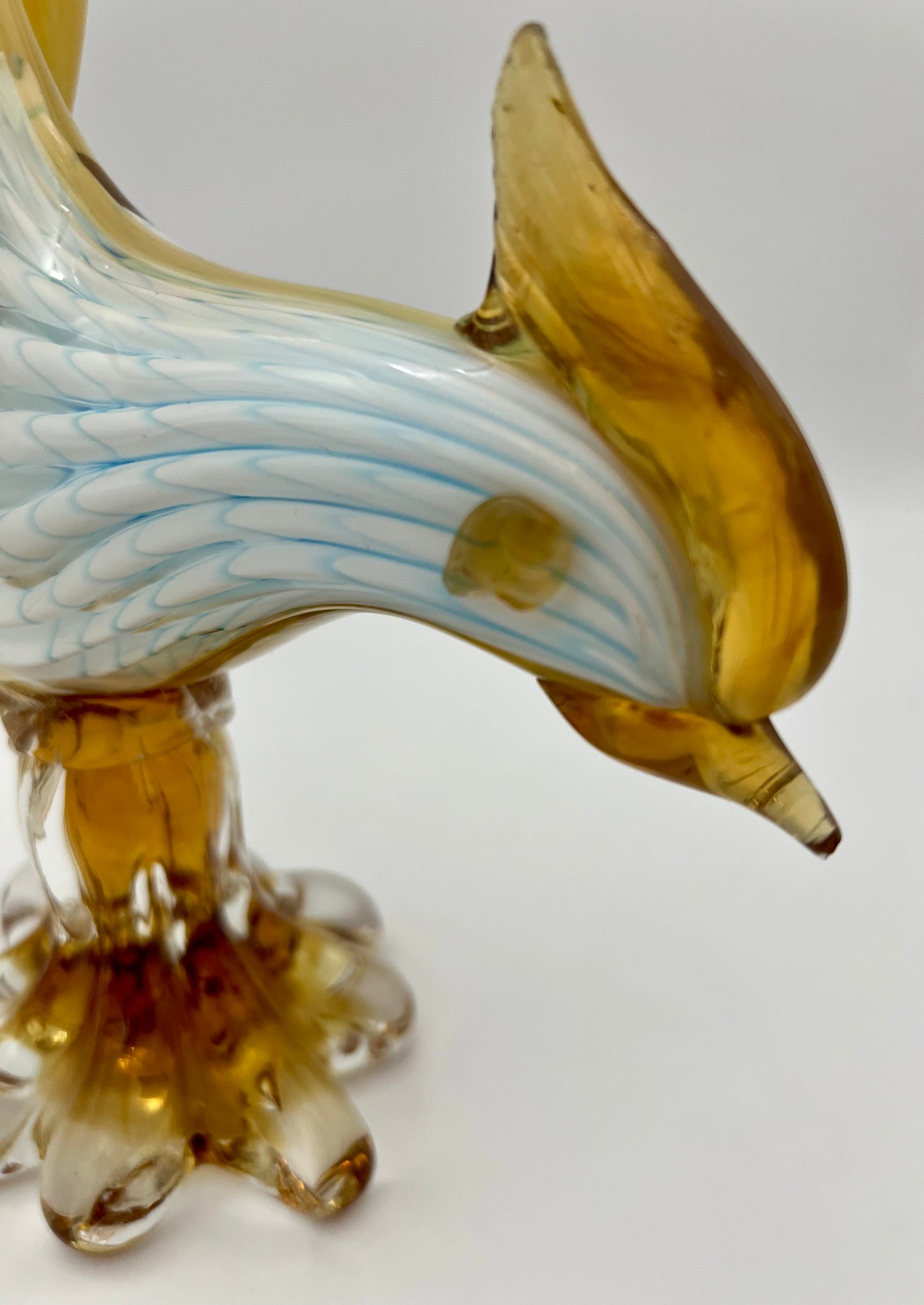VINTAGE BLOWN GLASS BIRD