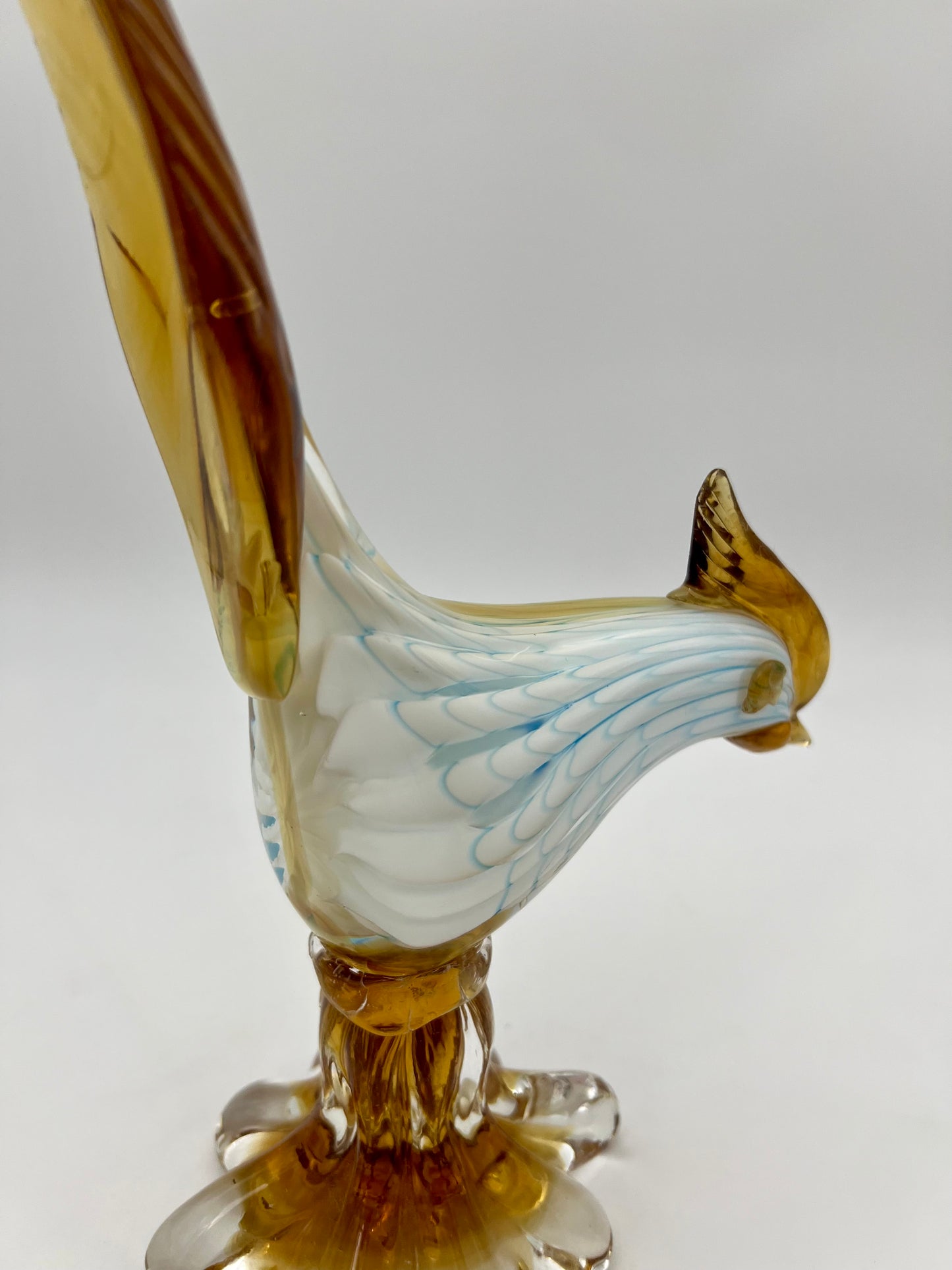 VINTAGE BLOWN GLASS BIRD