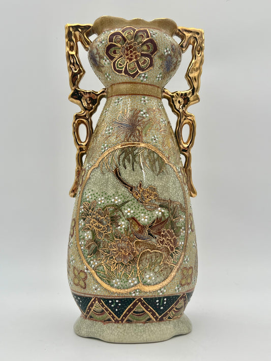 ANTIQUE JAPANESE SATSUMA VASE