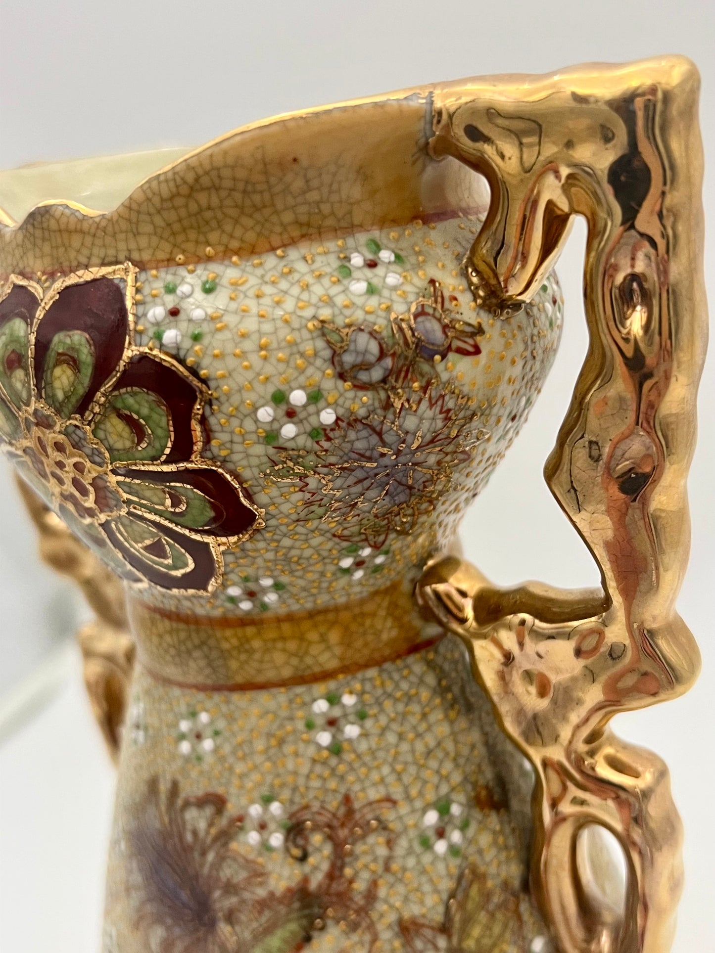 ANTIQUE JAPANESE SATSUMA VASE