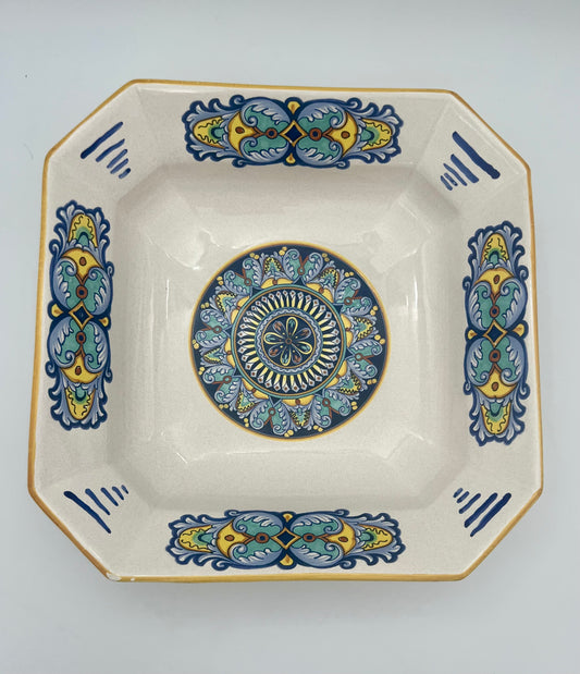 VINTAGE ITALIAN CERAMIC NOVA DERUTA PASTA SERVING BOWL