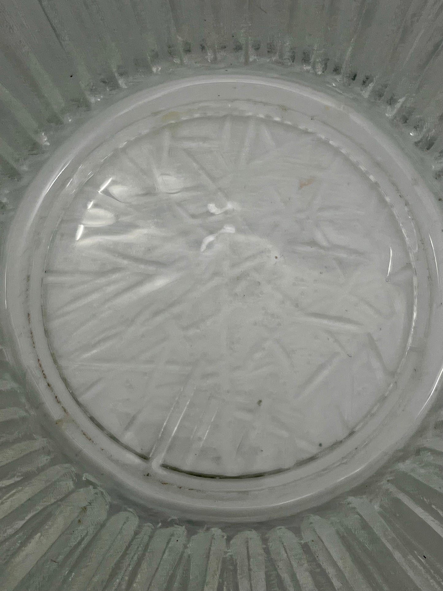 MID CENTURY ART GLASS BOWL "NORTHERN LIGHT" MADE IN FINLAND