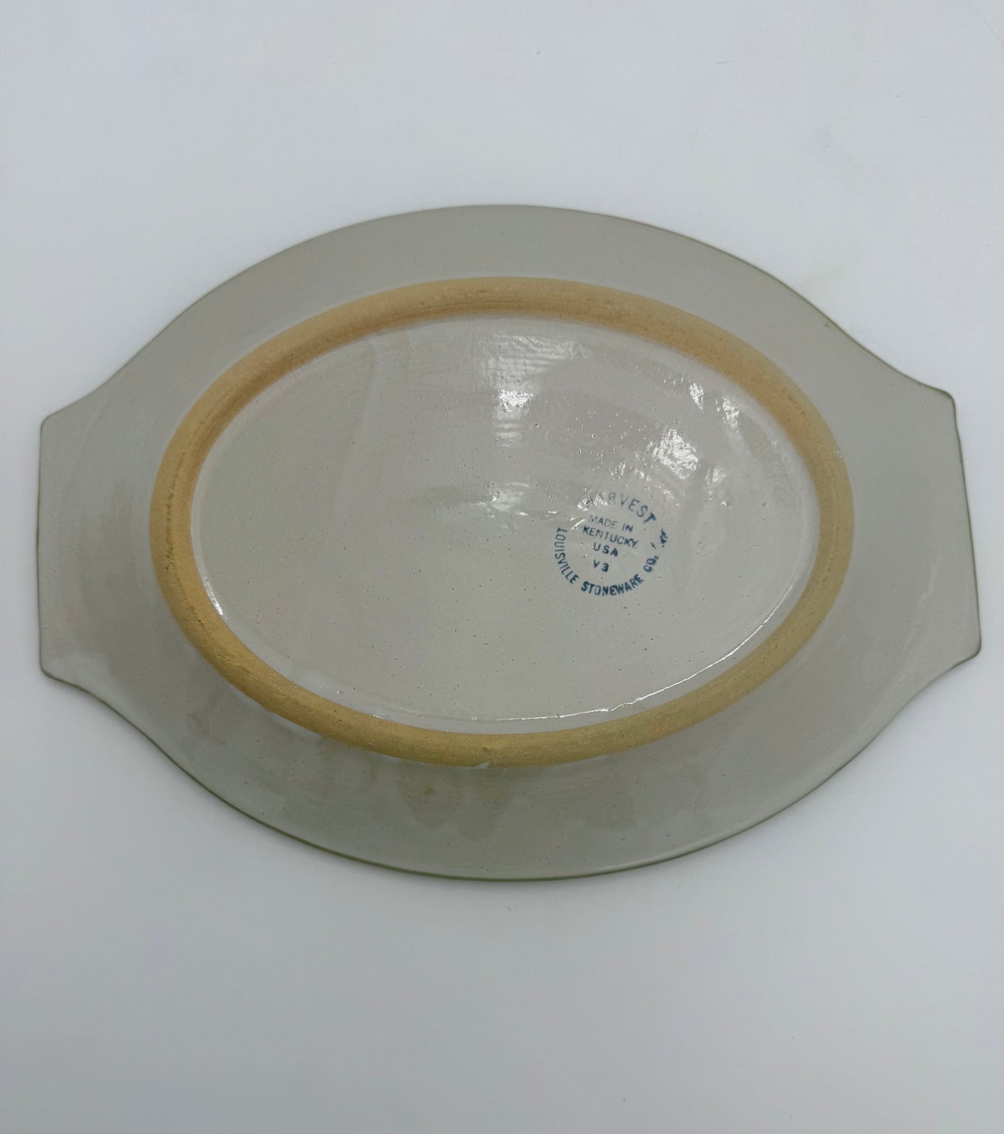 1950s VINTAGE JOHN B. TAYLOR HARVEST PATTERN CERAMIC PLATTER AND DIP BOWL