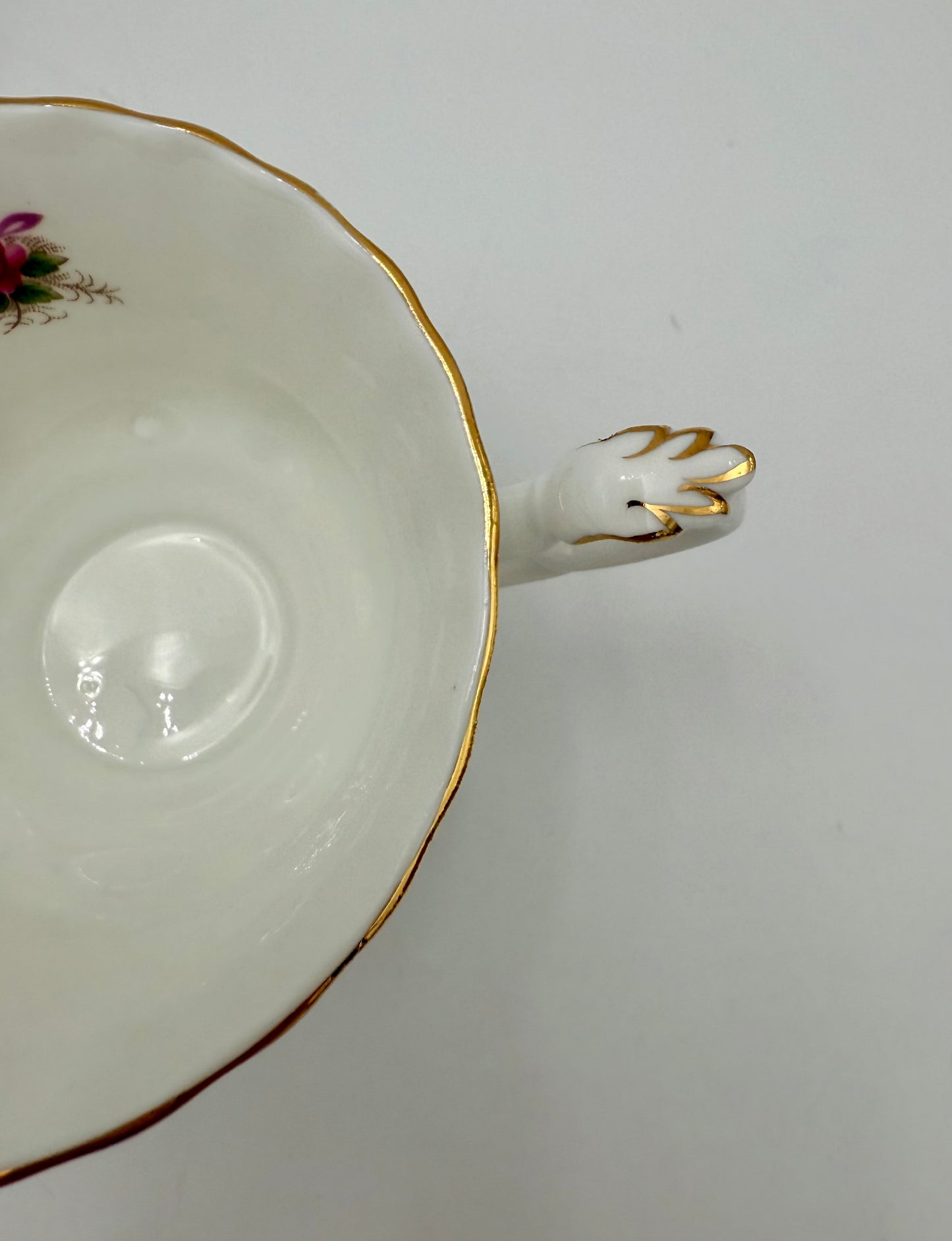 ECLECTIC WHIMSY CURATED SET OF 4 FINE TEACUPS