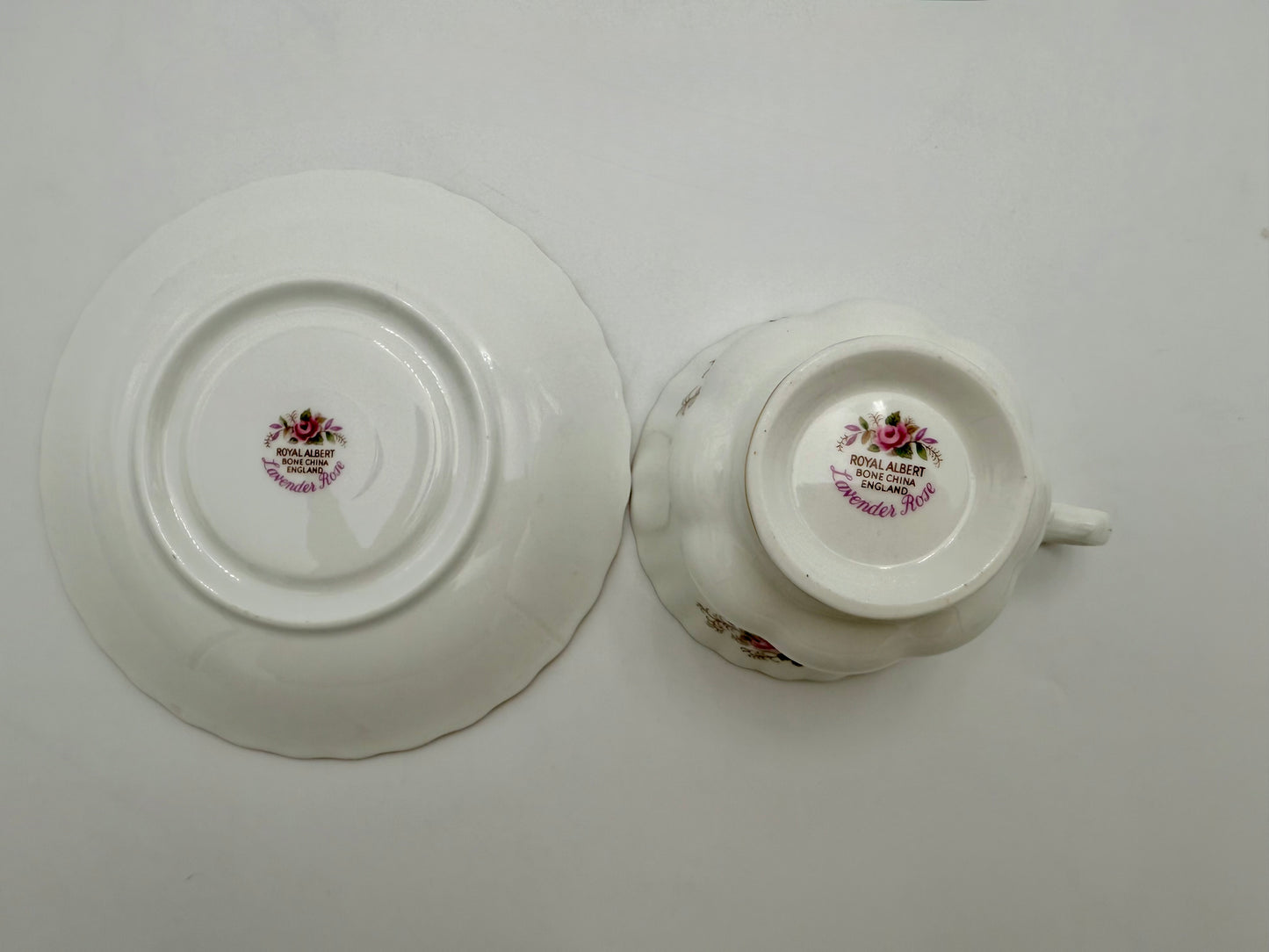 ECLECTIC WHIMSY CURATED SET OF 4 FINE TEACUPS