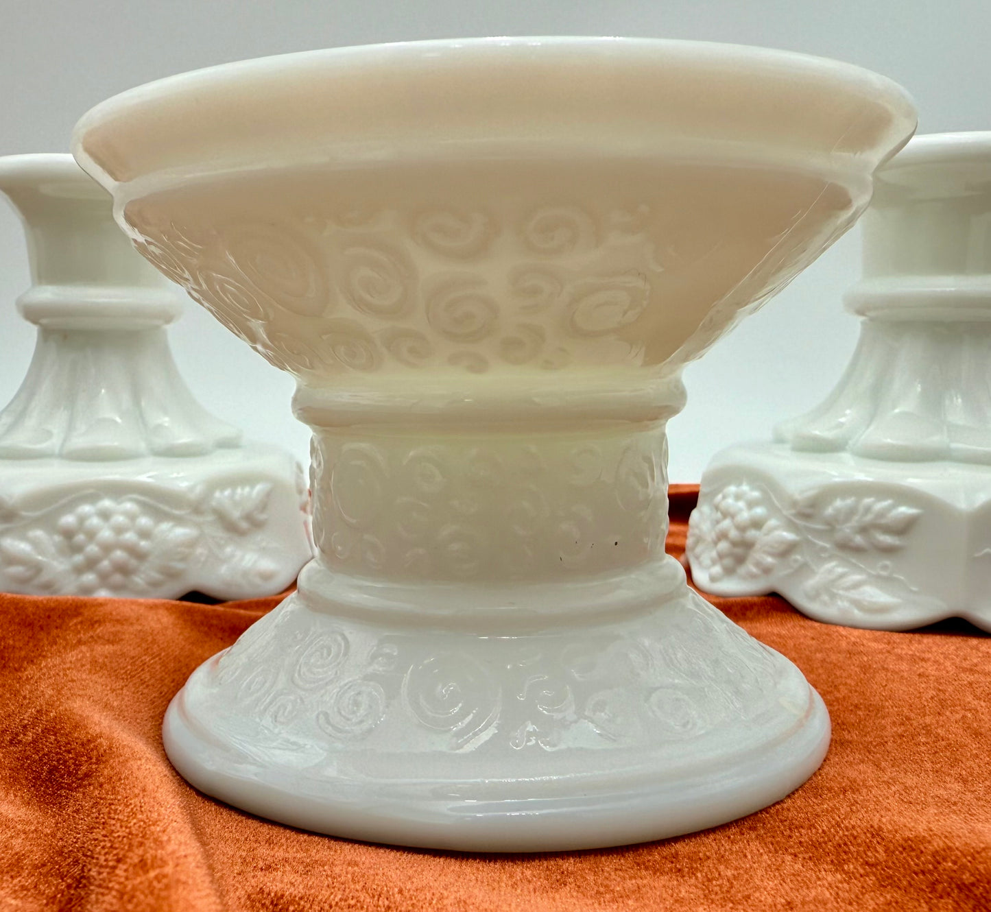 ECLECTIC WHIMSY CURATED MILD GLASS CANDLE HOLDER TRIO
