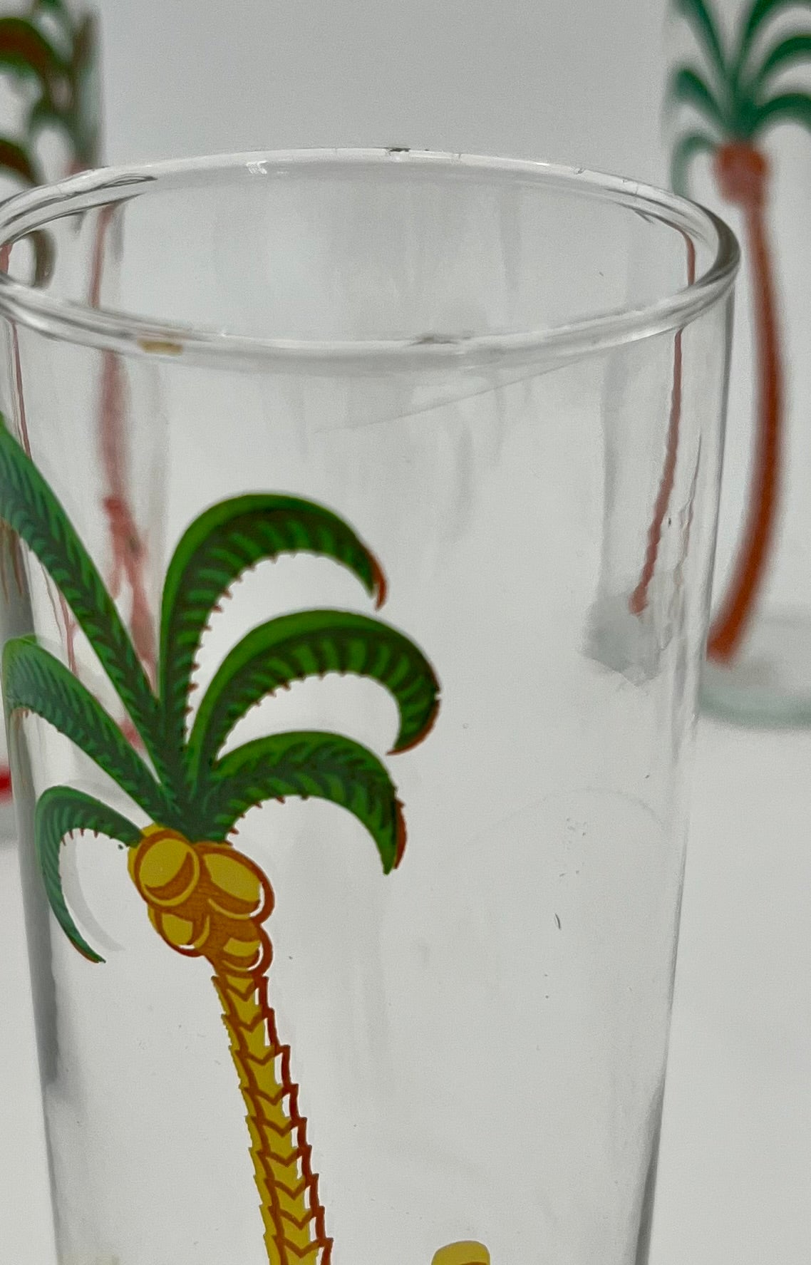 VINTAGE 1950s TIKI BAR LIBBEY HIGHBALL GLASSES, SET OF 5