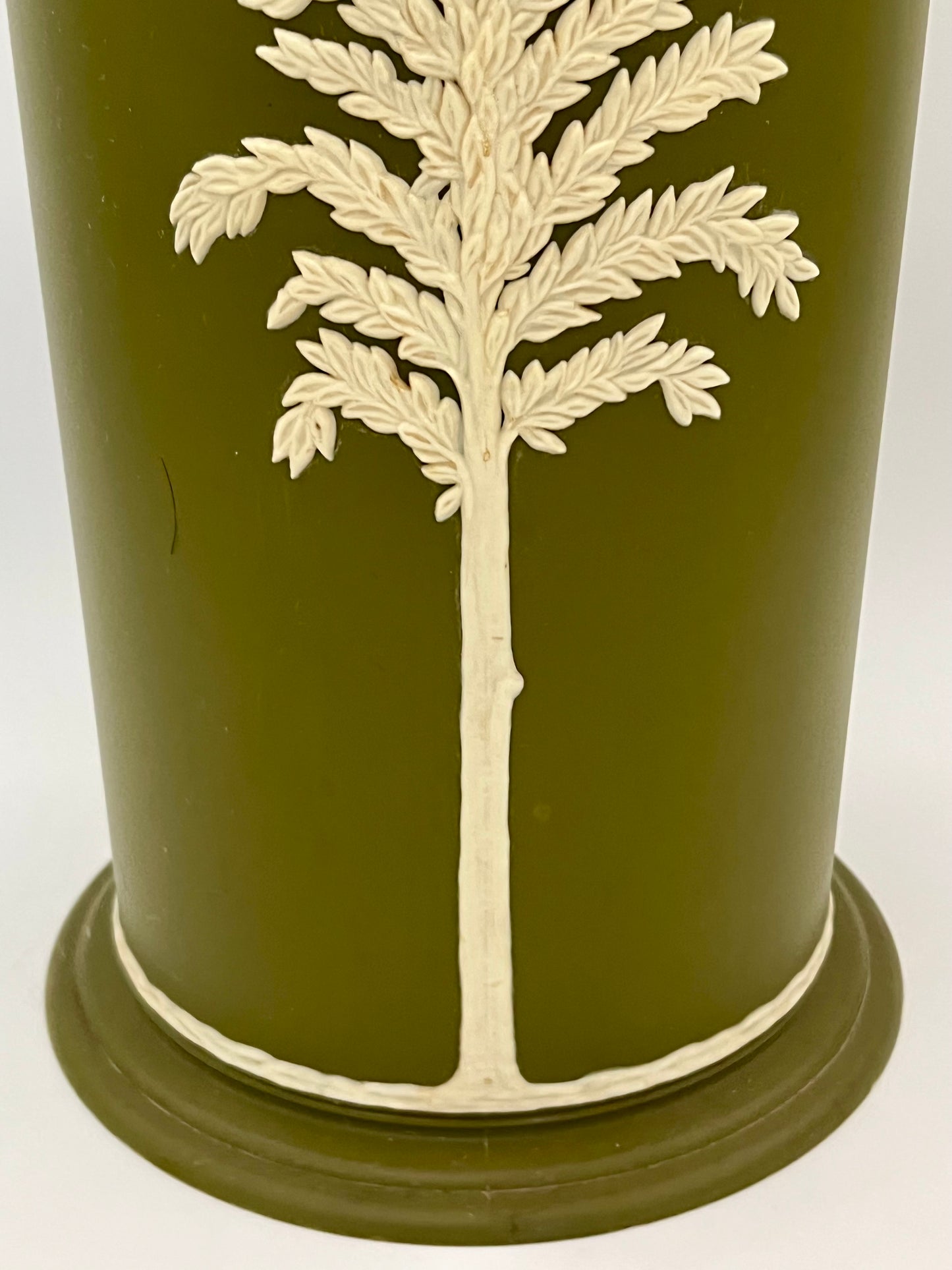 1960s FESCO PLASTIC WEDGEWOOD STYLE WASTEBASKET