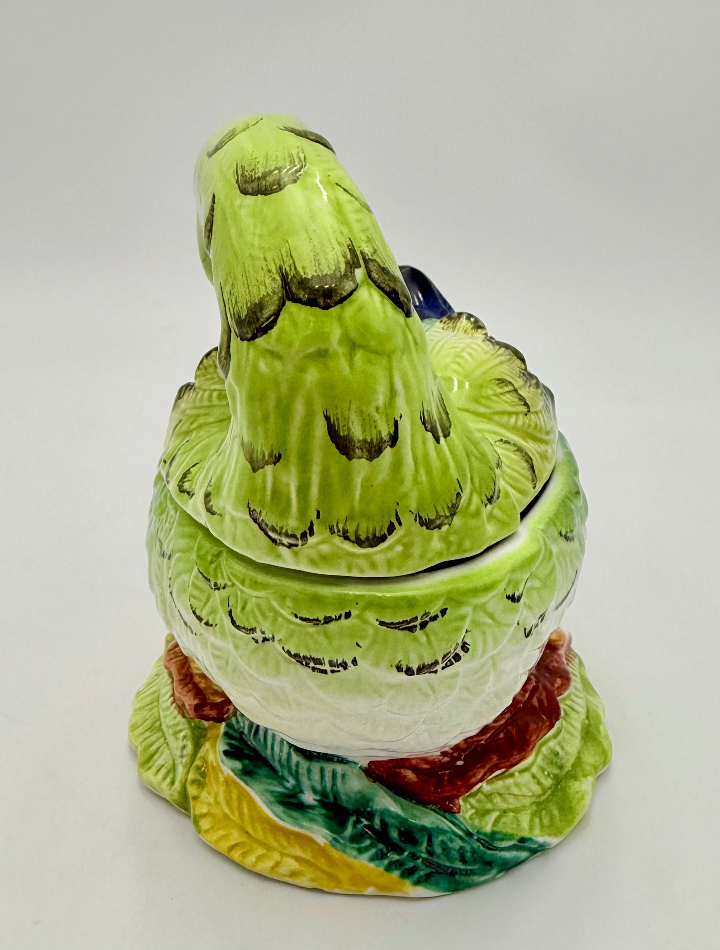 VINTAGE NEIMAN MARCUS ITALIAN HAND PAINTED CERAMIC DUCK