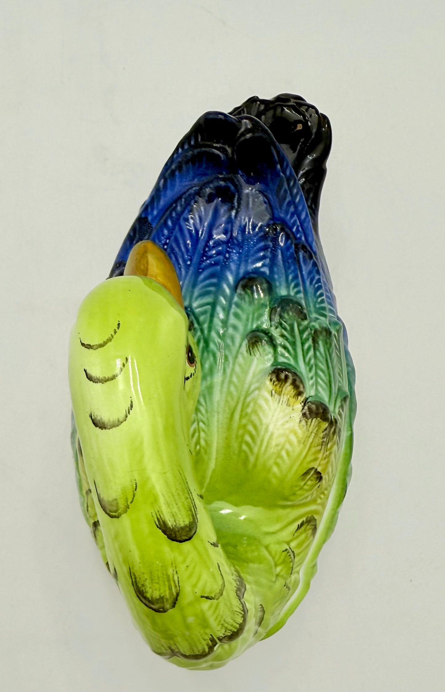 VINTAGE NEIMAN MARCUS ITALIAN HAND PAINTED CERAMIC DUCK