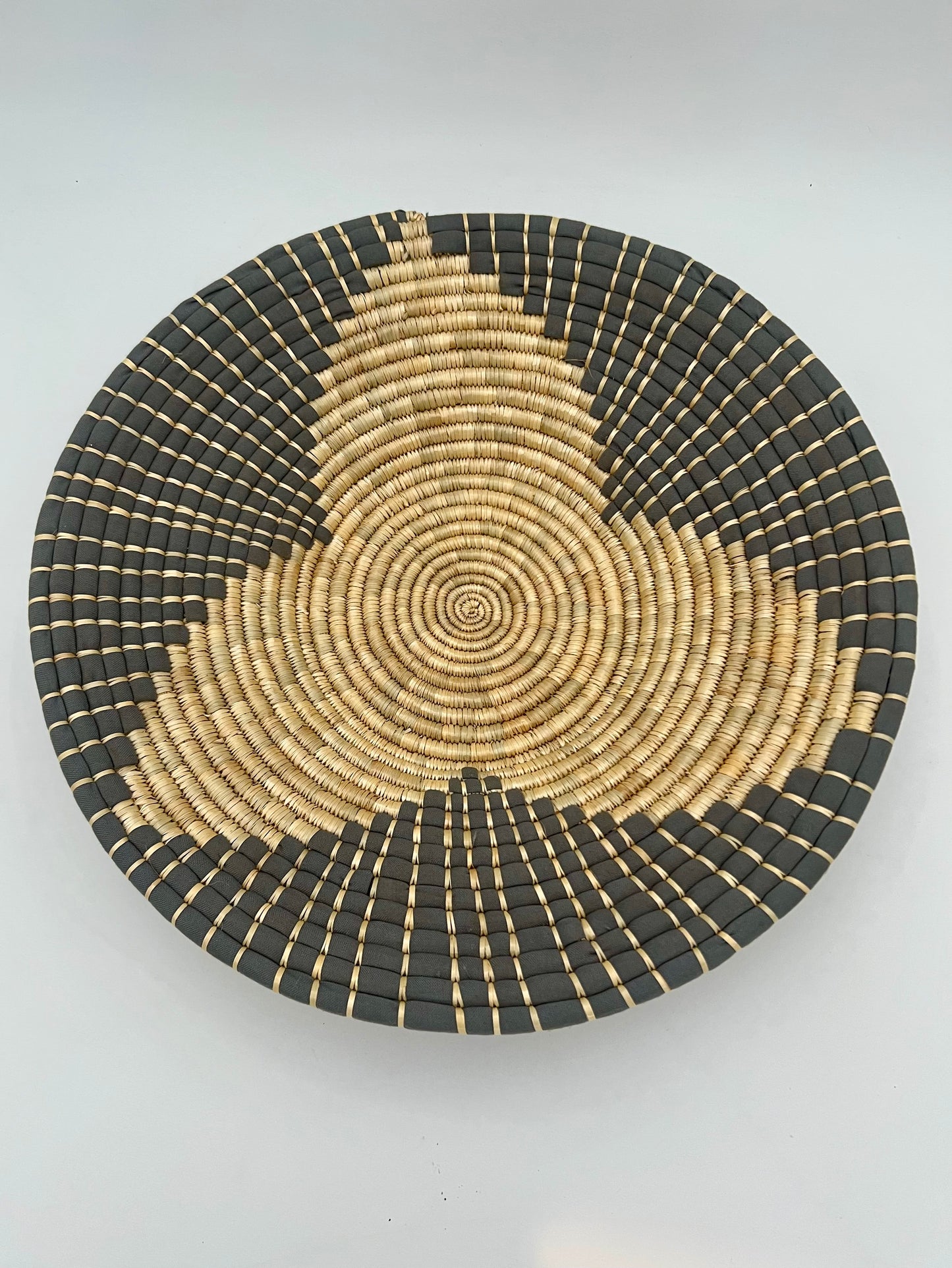 TRIO OF VINTAGE AFRICAN WOVEN WALL PLATES
