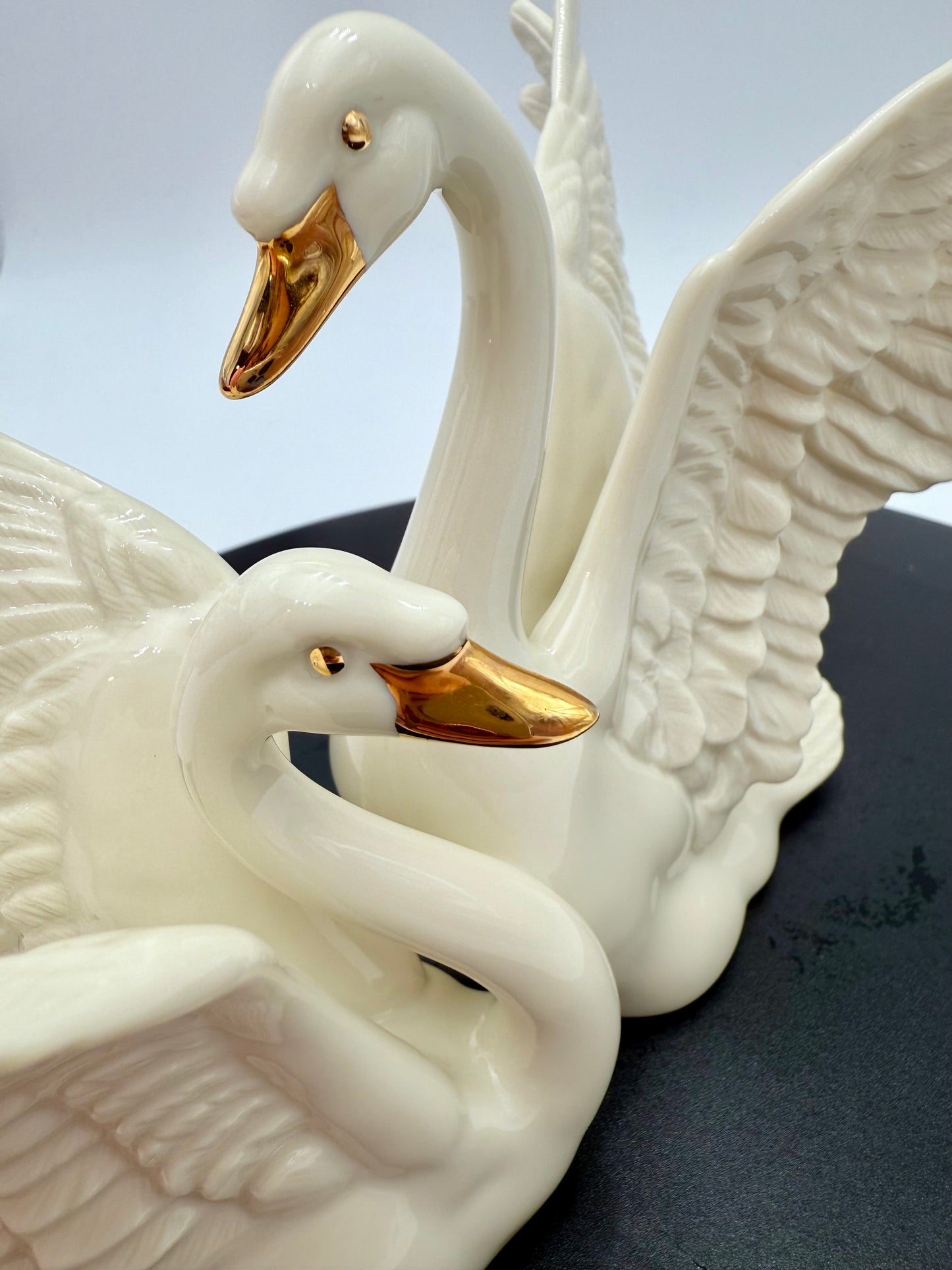 VINTAGE LENOX "DANCE OF THE SWANS" IVORY AND 24 K GOLD