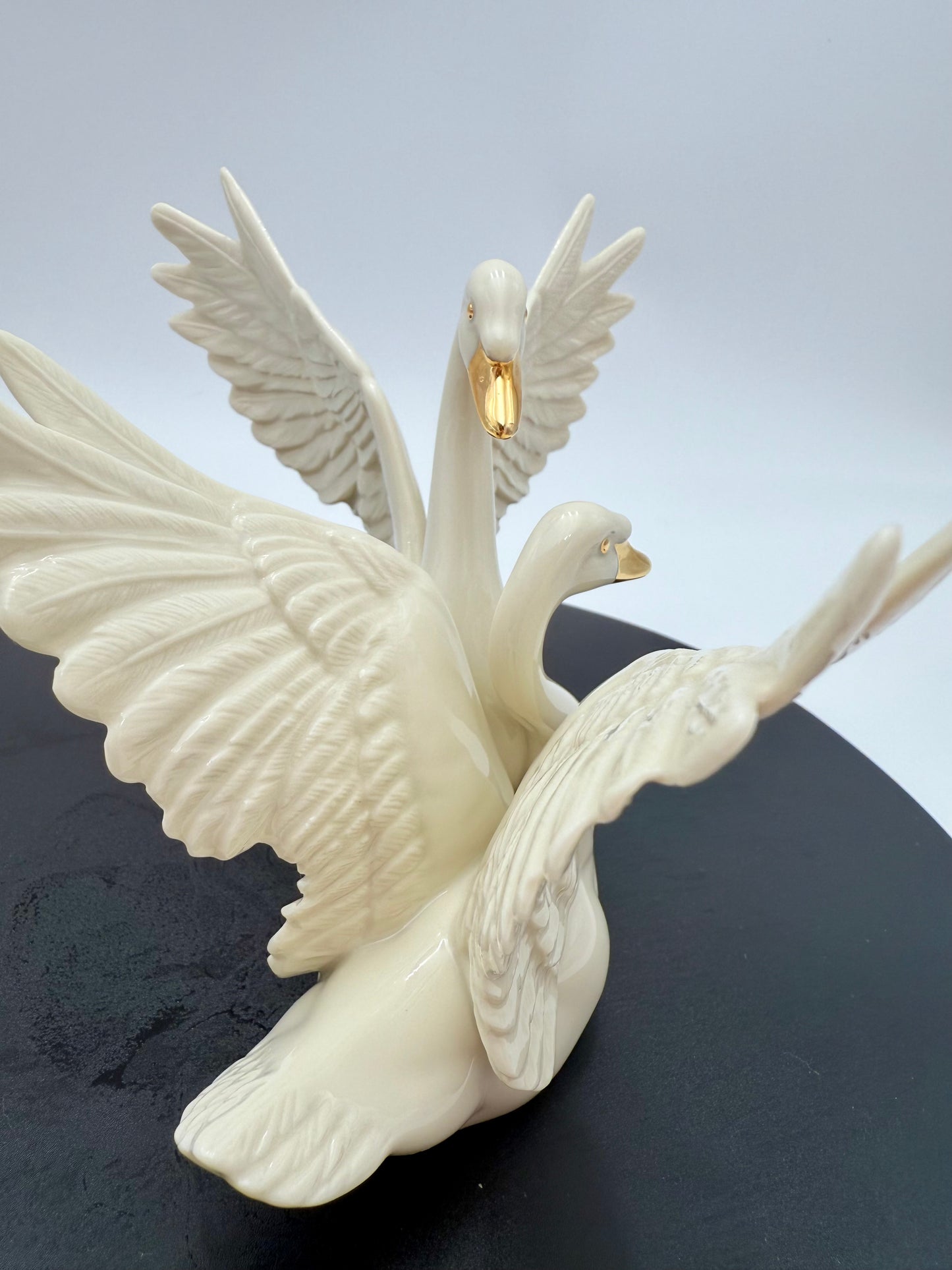 VINTAGE LENOX "DANCE OF THE SWANS" IVORY AND 24 K GOLD
