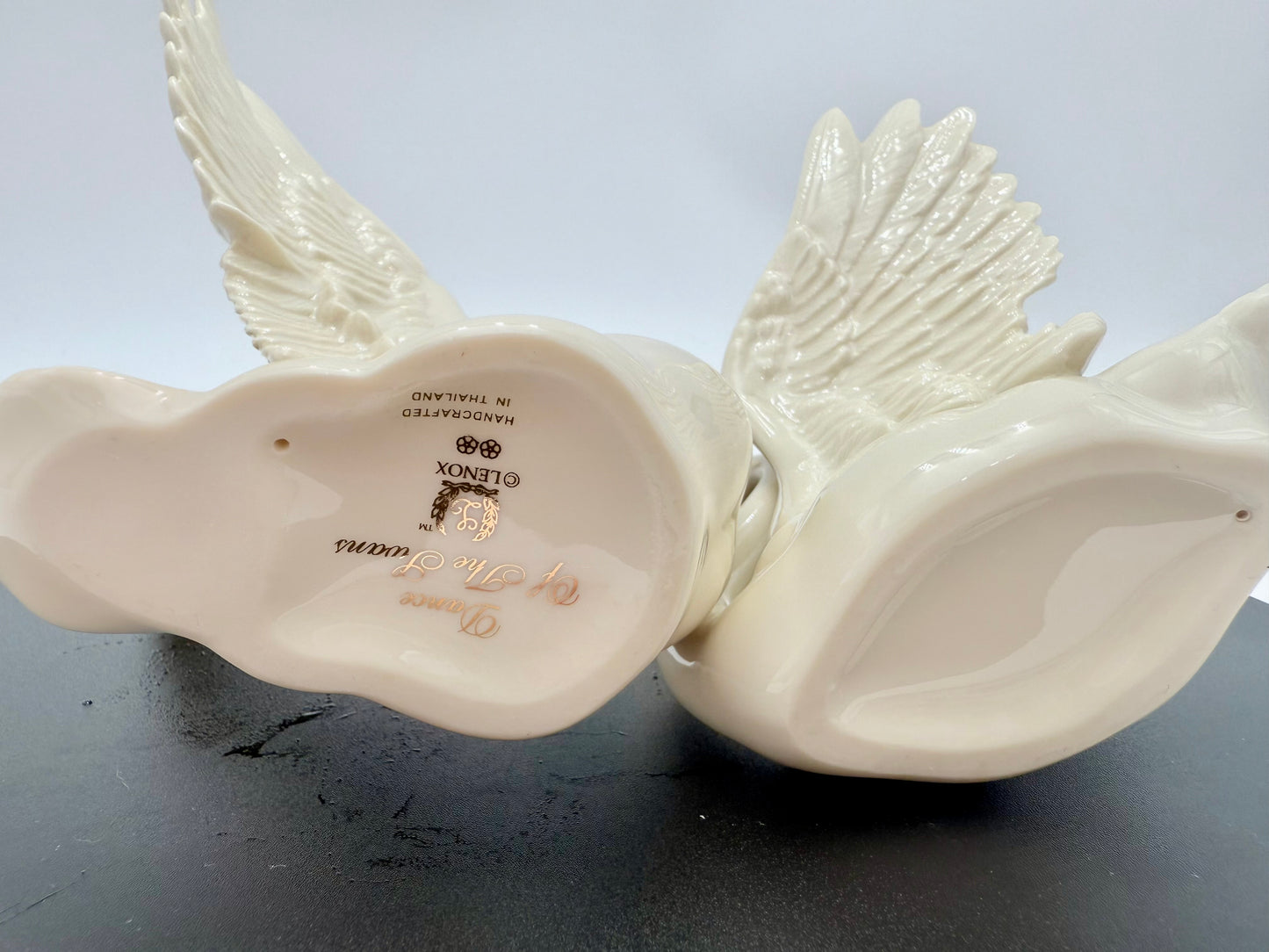 VINTAGE LENOX "DANCE OF THE SWANS" IVORY AND 24 K GOLD