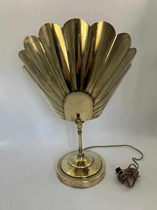 INCREDIBLY RARE ART DECO BRASS TABLE LAMP, CIRCA 1930s