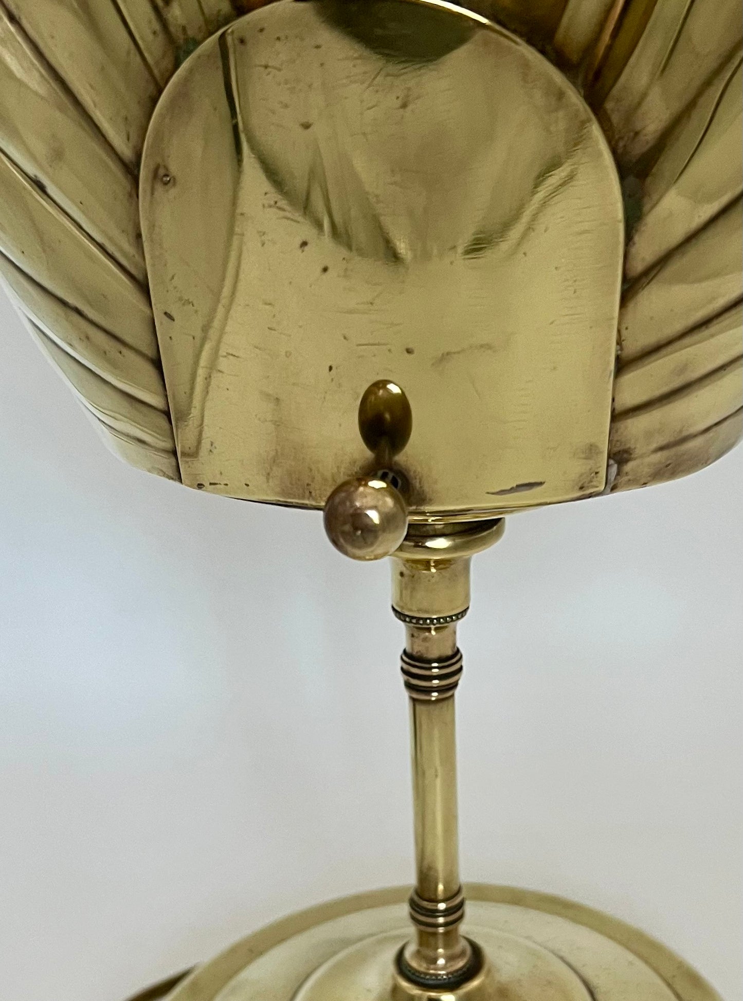 INCREDIBLY RARE ART DECO BRASS TABLE LAMP, CIRCA 1930s