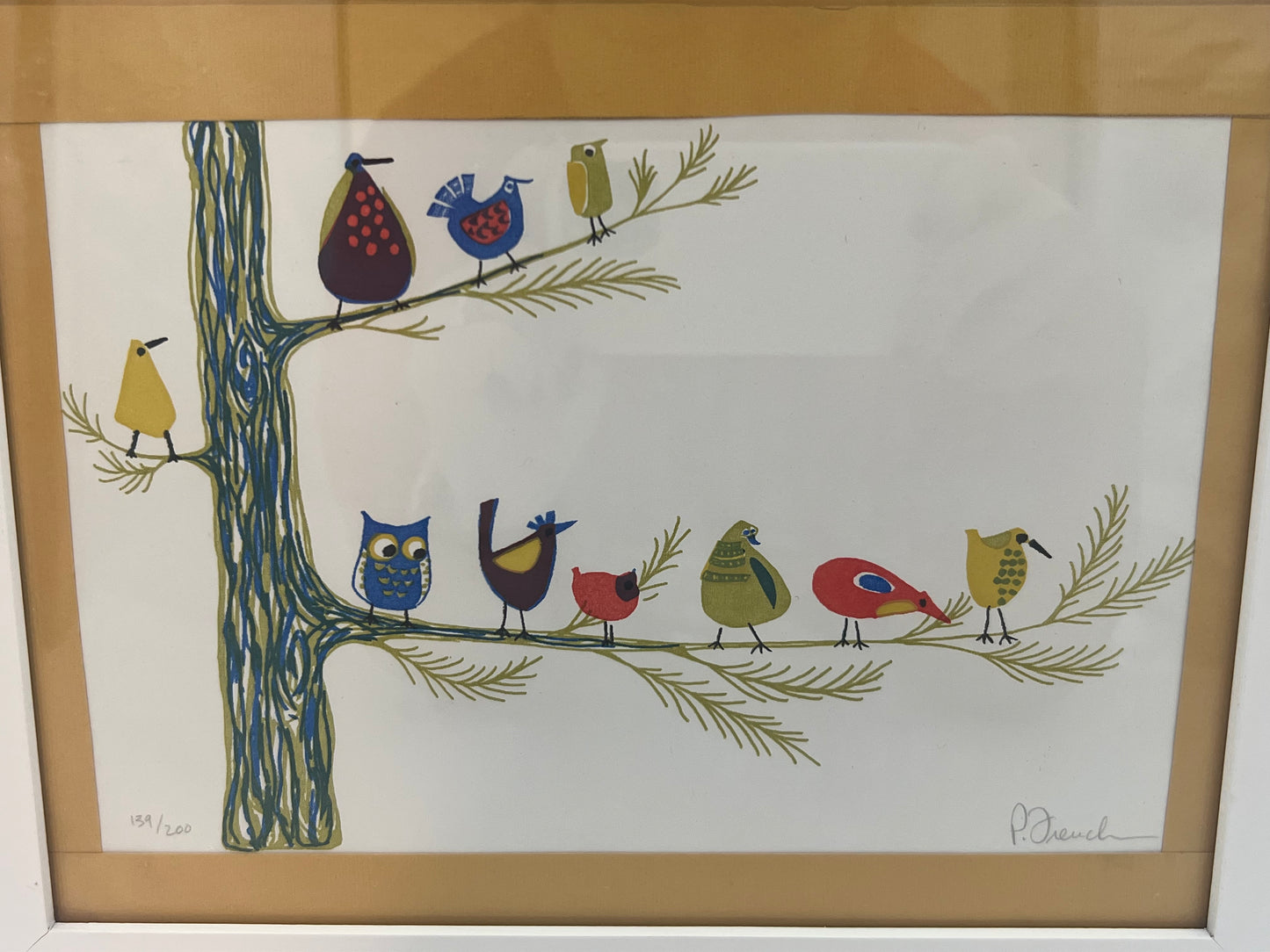 NUMBER 139/200 POLLY FRENCH PRINT, CIRCA 1970s