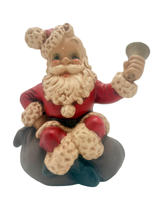 1972 ATLANIC MOLD SANTA RINGING BELL