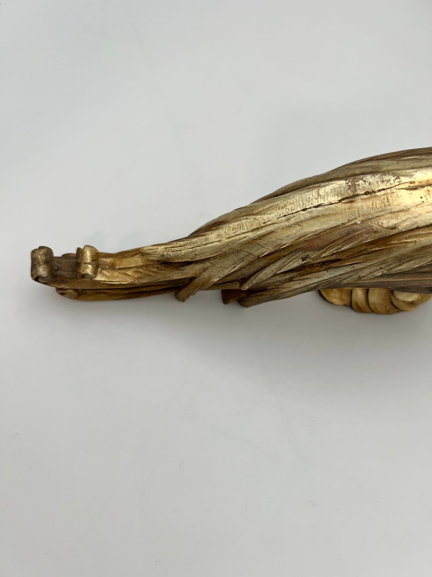 VINTAGE SYROCO GOLD PHEASANT STATUE