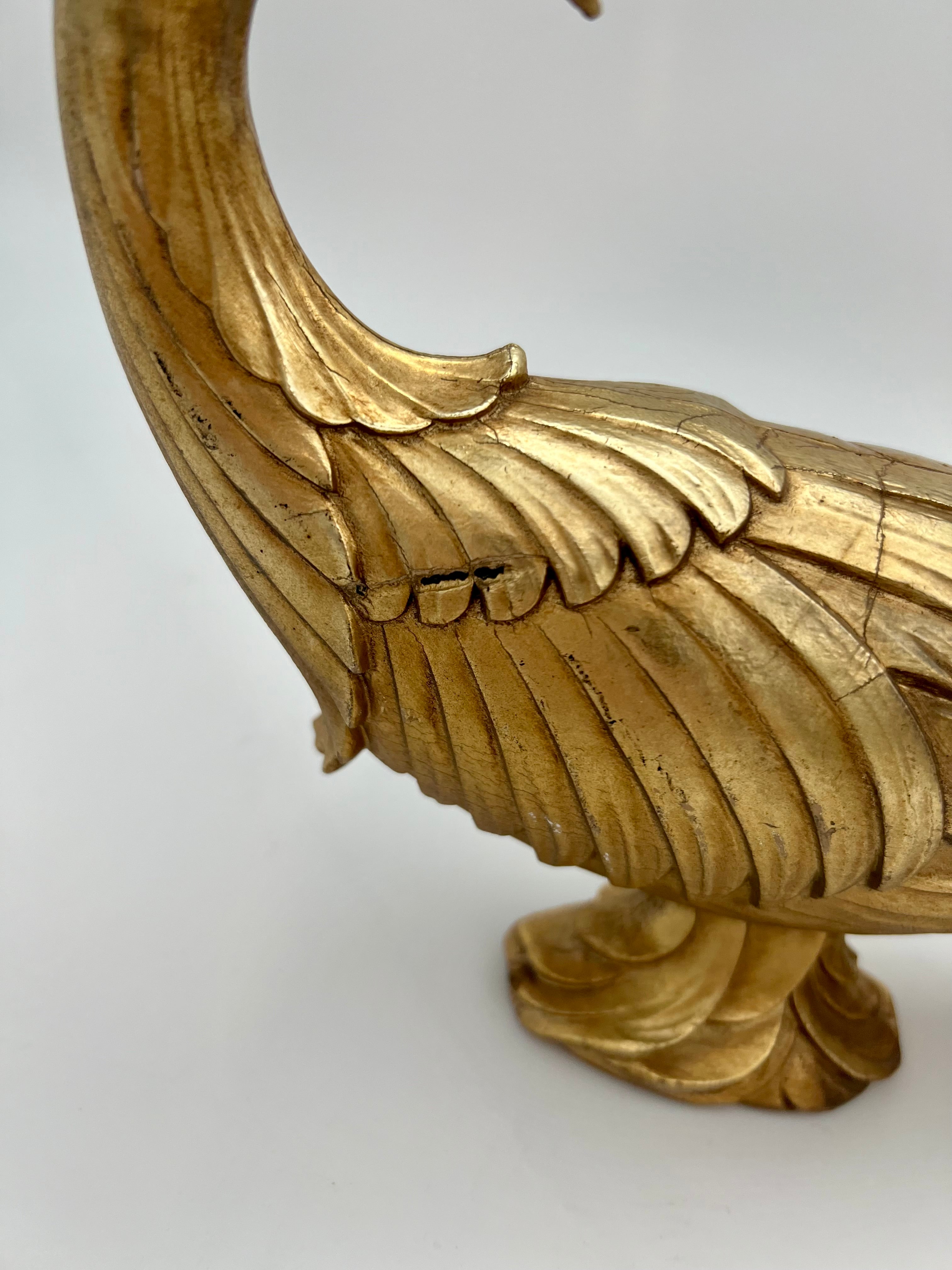 VINTAGE SYROCO GOLD PHEASANT STATUE
