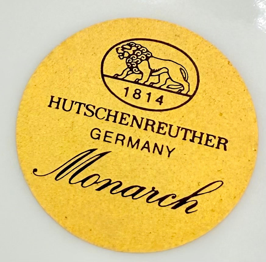 SET OF 4 MONARCH BY HUTSCHENREUTHER DINNER PLATES