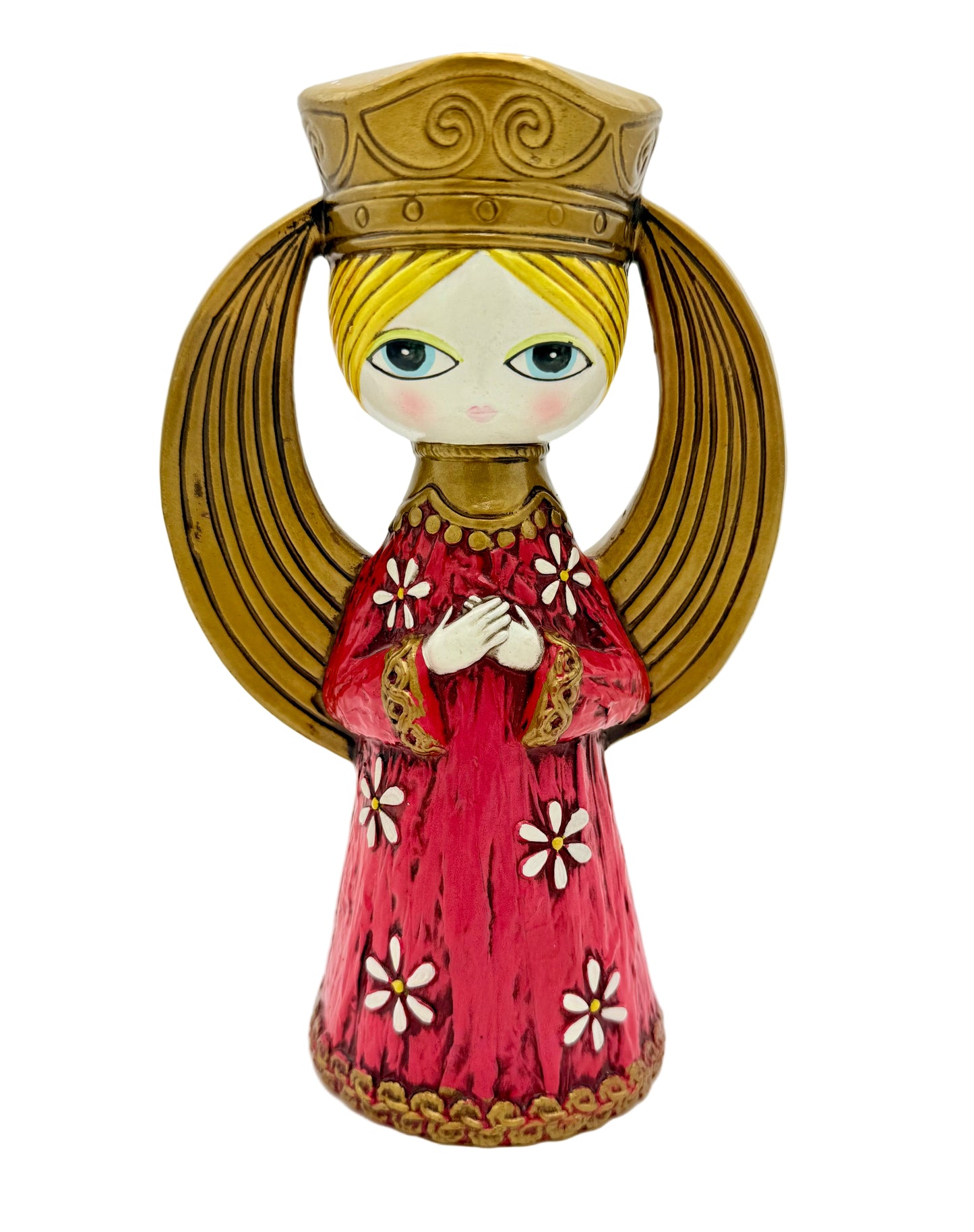 MIDCENTURY DICKINSON CHRISTMAS ANGEL CANDLEHOLDER, 1960