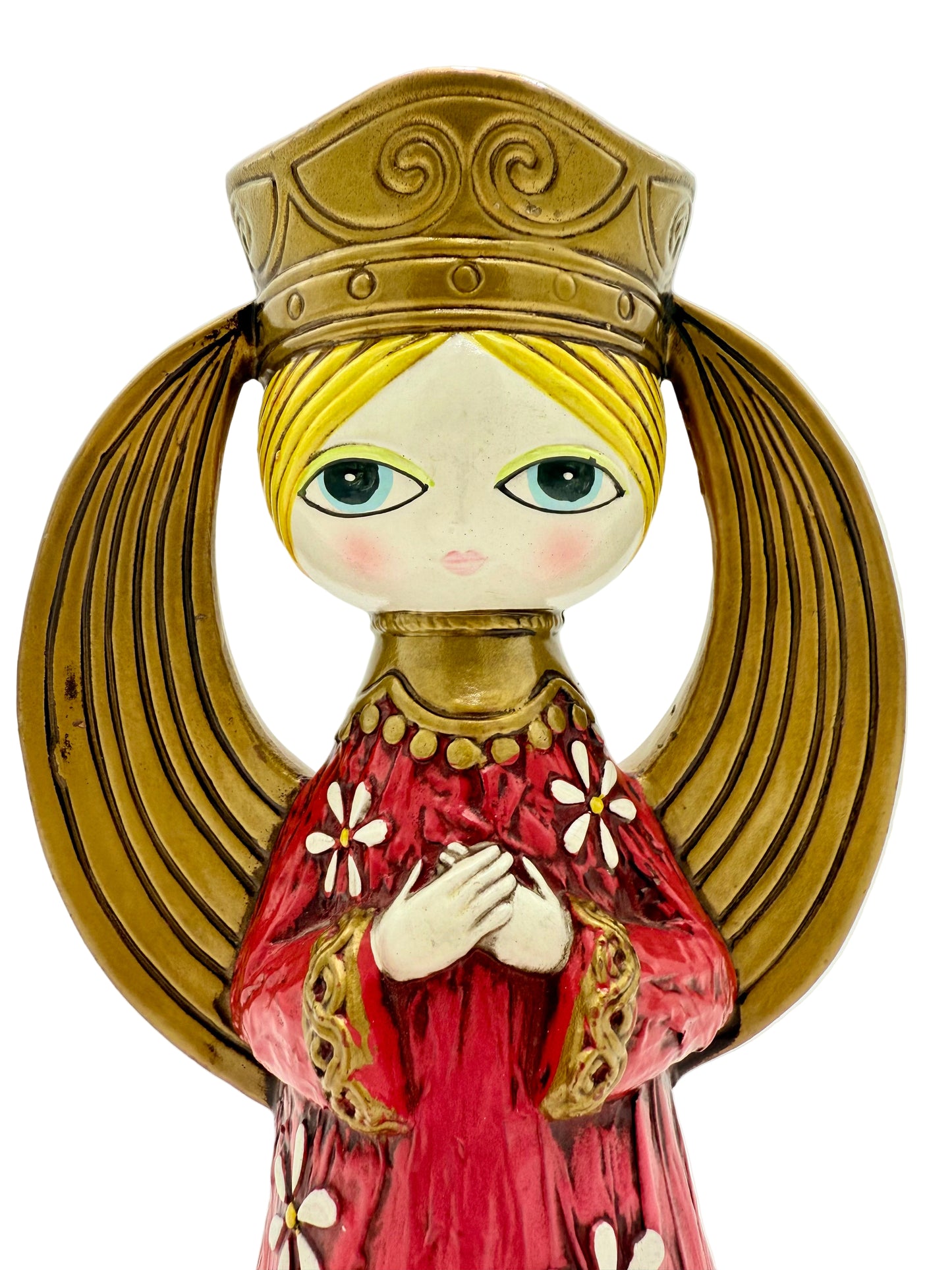 MIDCENTURY DICKINSON CHRISTMAS ANGEL CANDLEHOLDER, 1960