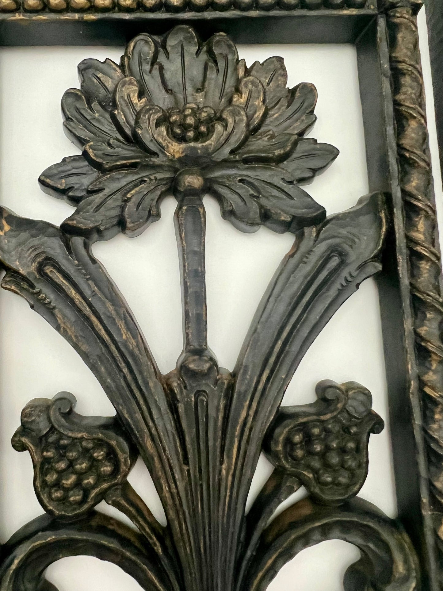 COMPLETE SET OF 4 HOMECO 1970s FLORAL WALL PLAQUES