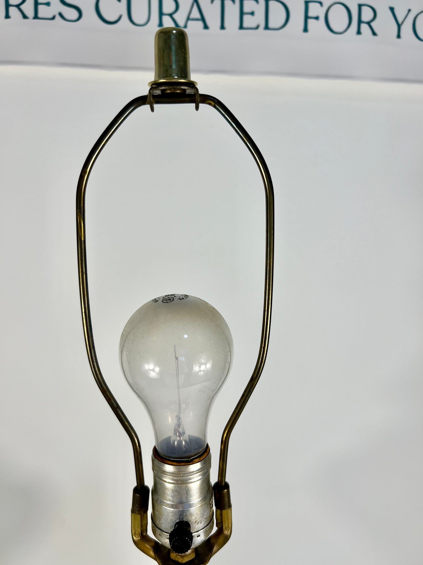 VINTAGE CAPODIMONTE TABLE LAMP