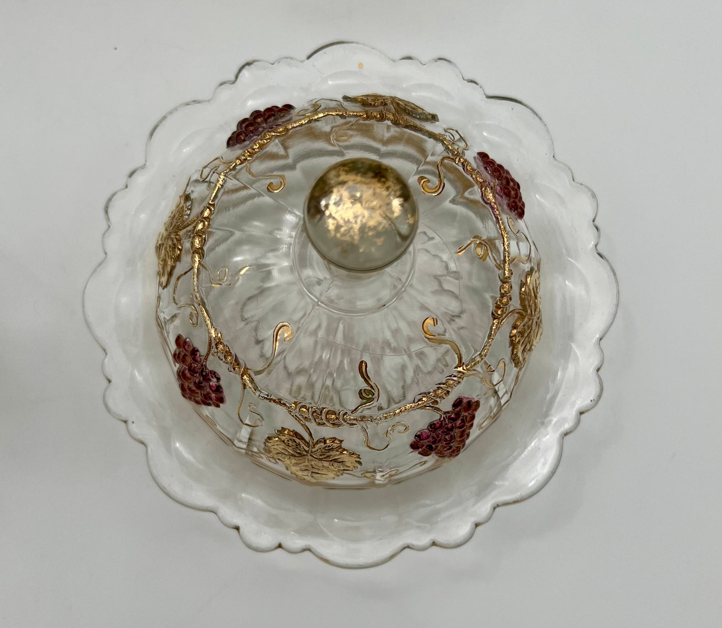 RARE EAPG DARLING GRAPE AND LEAF BRUNCH SET