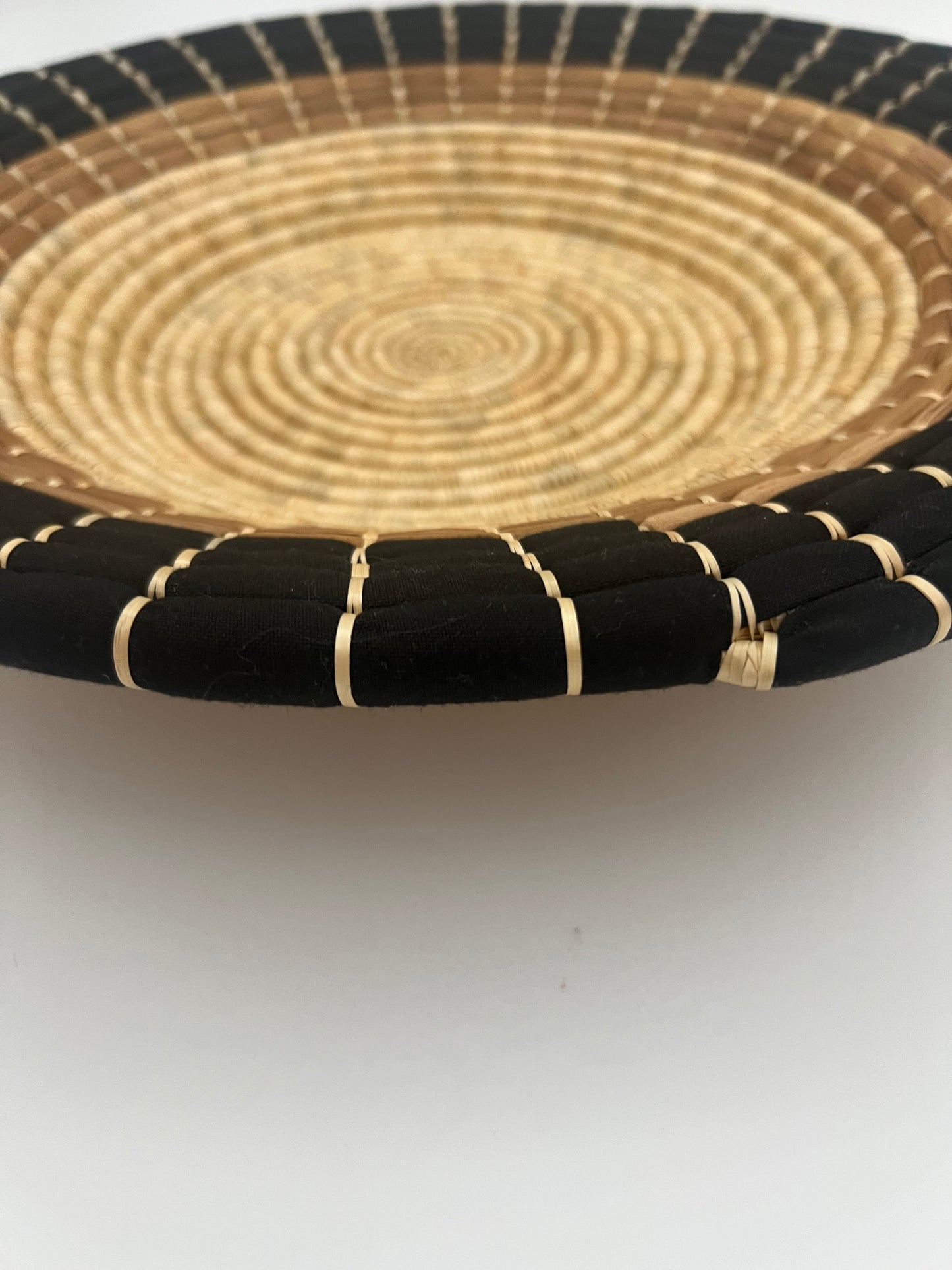 TRIO OF VINTAGE AFRICAN WOVEN WALL PLATES