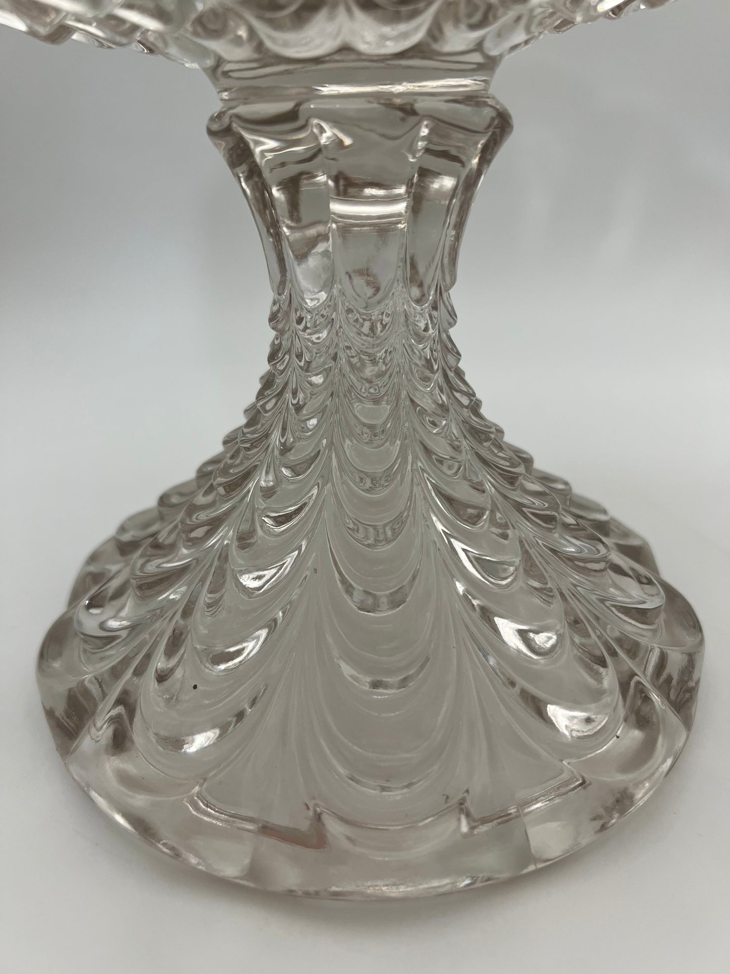 ANTIQUE EAPGS FOSTORIA GLASS PEACOCK PATTERN #1300, CIRCA 1904