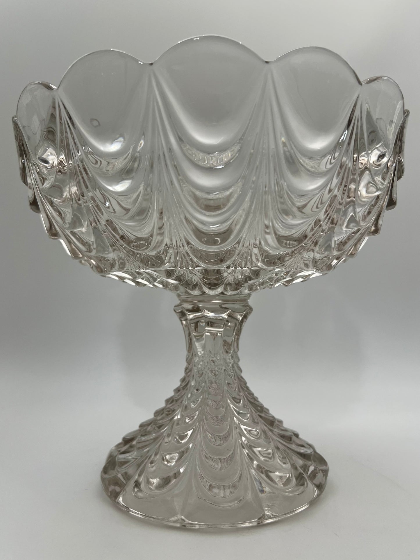 ANTIQUE EAPGS FOSTORIA GLASS PEACOCK PATTERN #1300, CIRCA 1904