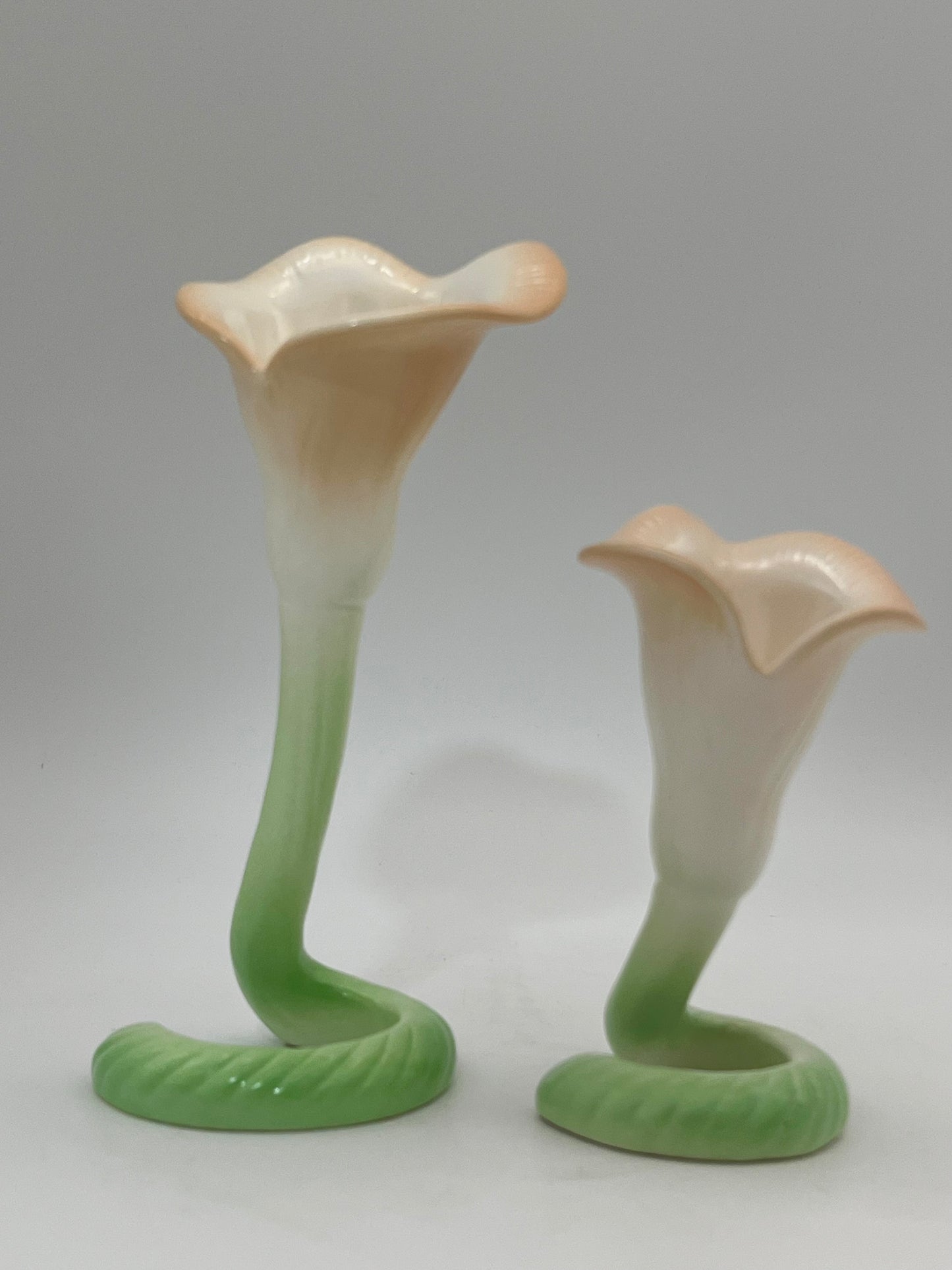 VINTAGE FITZ AND FLOYD CALLA LILY CANDLEHOLDERS