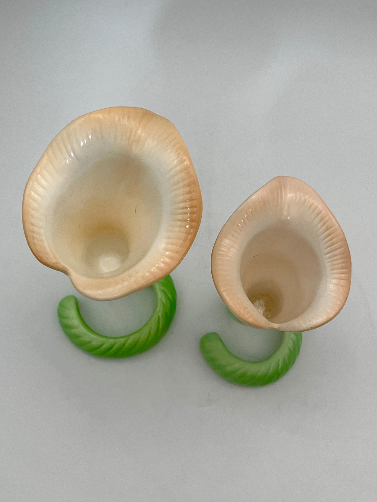 VINTAGE FITZ AND FLOYD CALLA LILY CANDLEHOLDERS