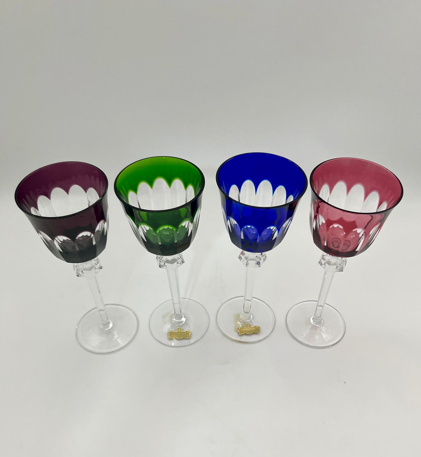 MINT CONDITION NACHTMANN ROMER WINE GLASSES, SET OF 4